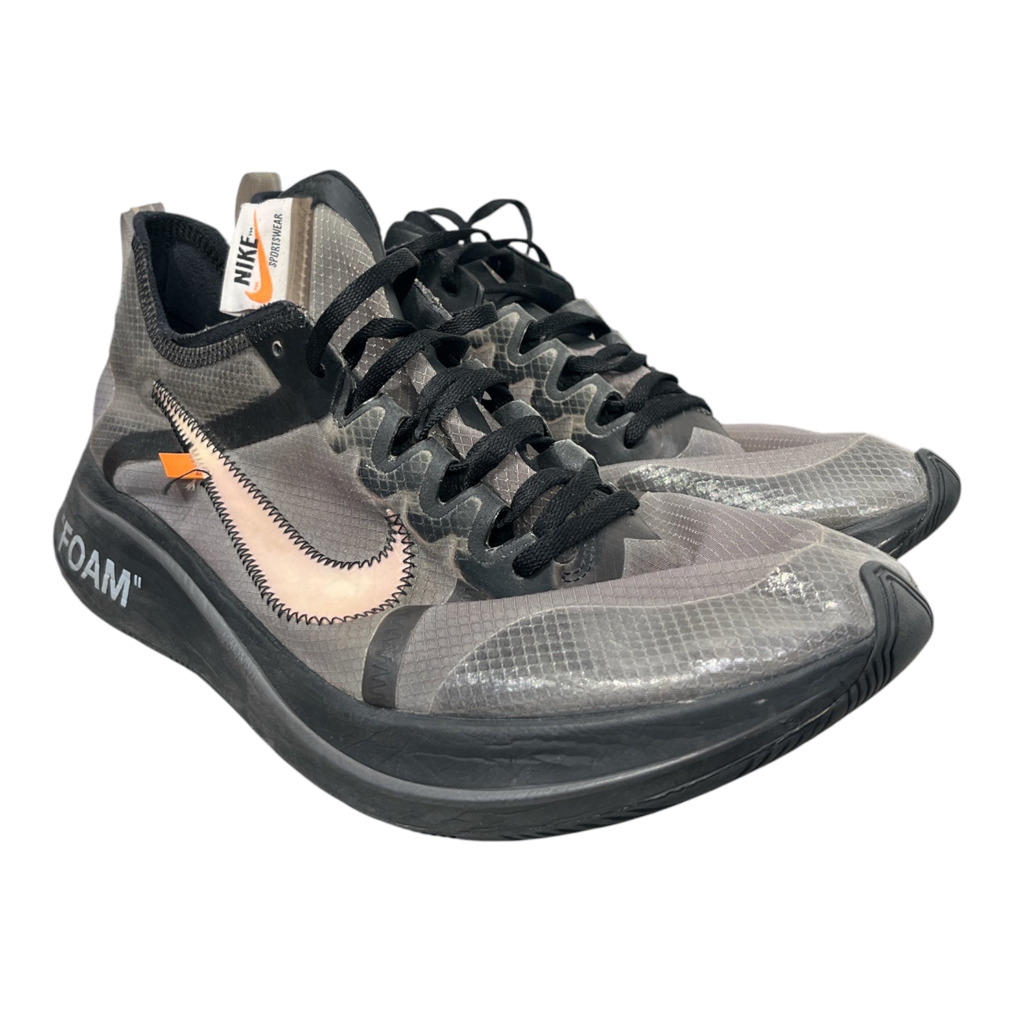 NIKE/Low-Sneakers/US 12/Nylon/KHK/ZOOM X OFF WHITE view 1