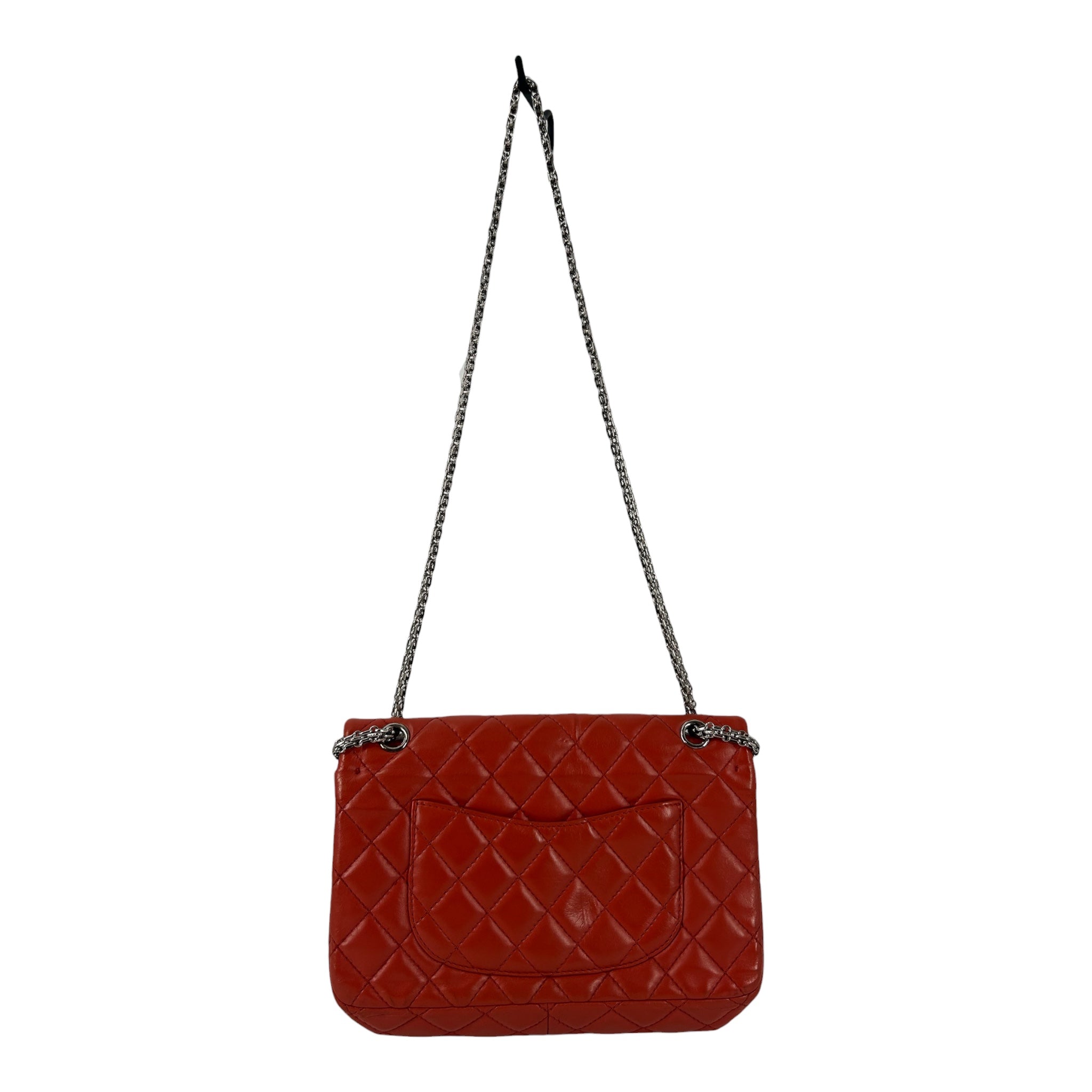 CHANEL/Cross Body Bag/Leather/RED/14588671 view 2
