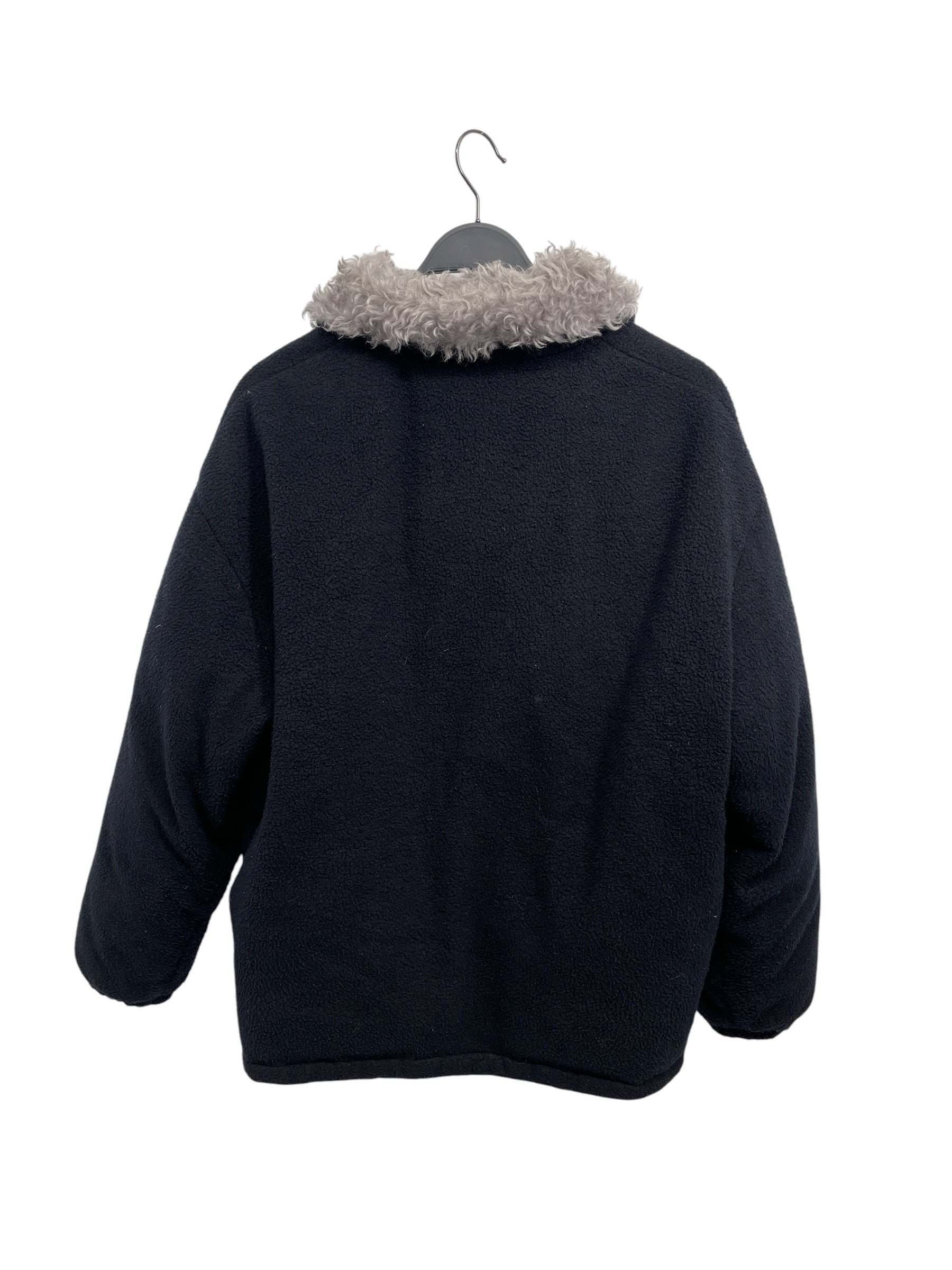 MIU MIU/Puffer Jkt/36/Polyester/NVY/FLEECE DOWN JACKET view 2