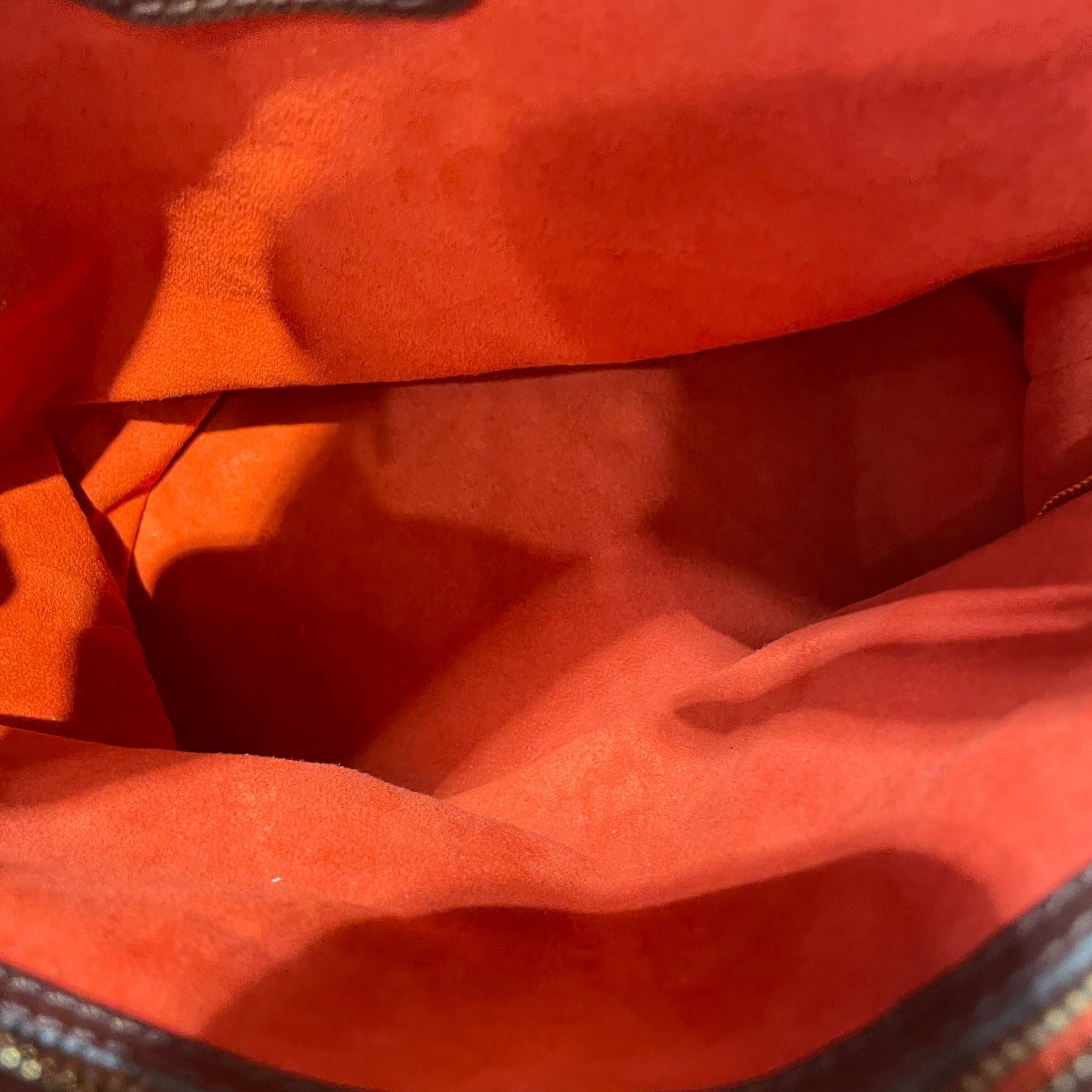 LOUIS VUITTON/Tote Bag/Monogram/Leather/BRW/Damier ebene Bucket bag view 8