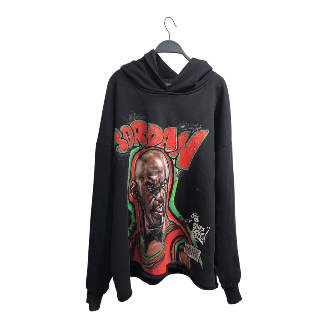 BARRIERS/Hoodie/XXL/Graphic/Cotton/BLK/ view 1