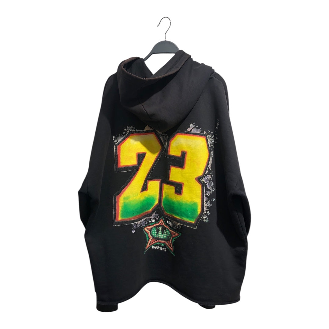 BARRIERS/Hoodie/XXL/Graphic/Cotton/BLK/ view 2
