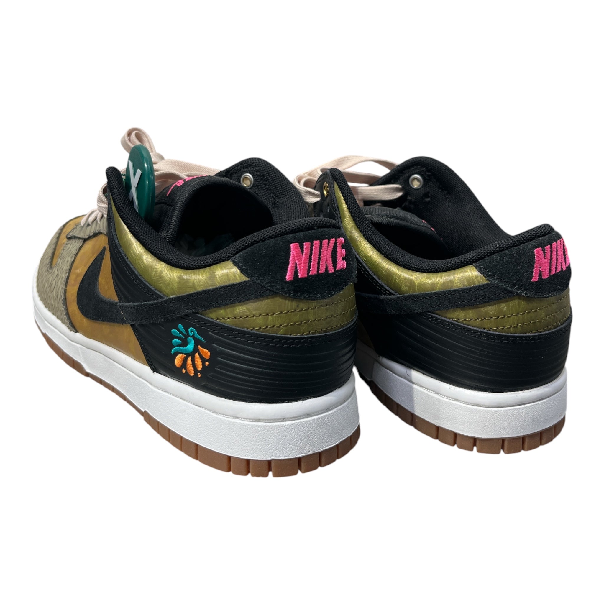 NIKE/Low-Sneakers/US 9.5/All Over Print/Leather/GLD/DUNK DIA DE MUERTOS view 2