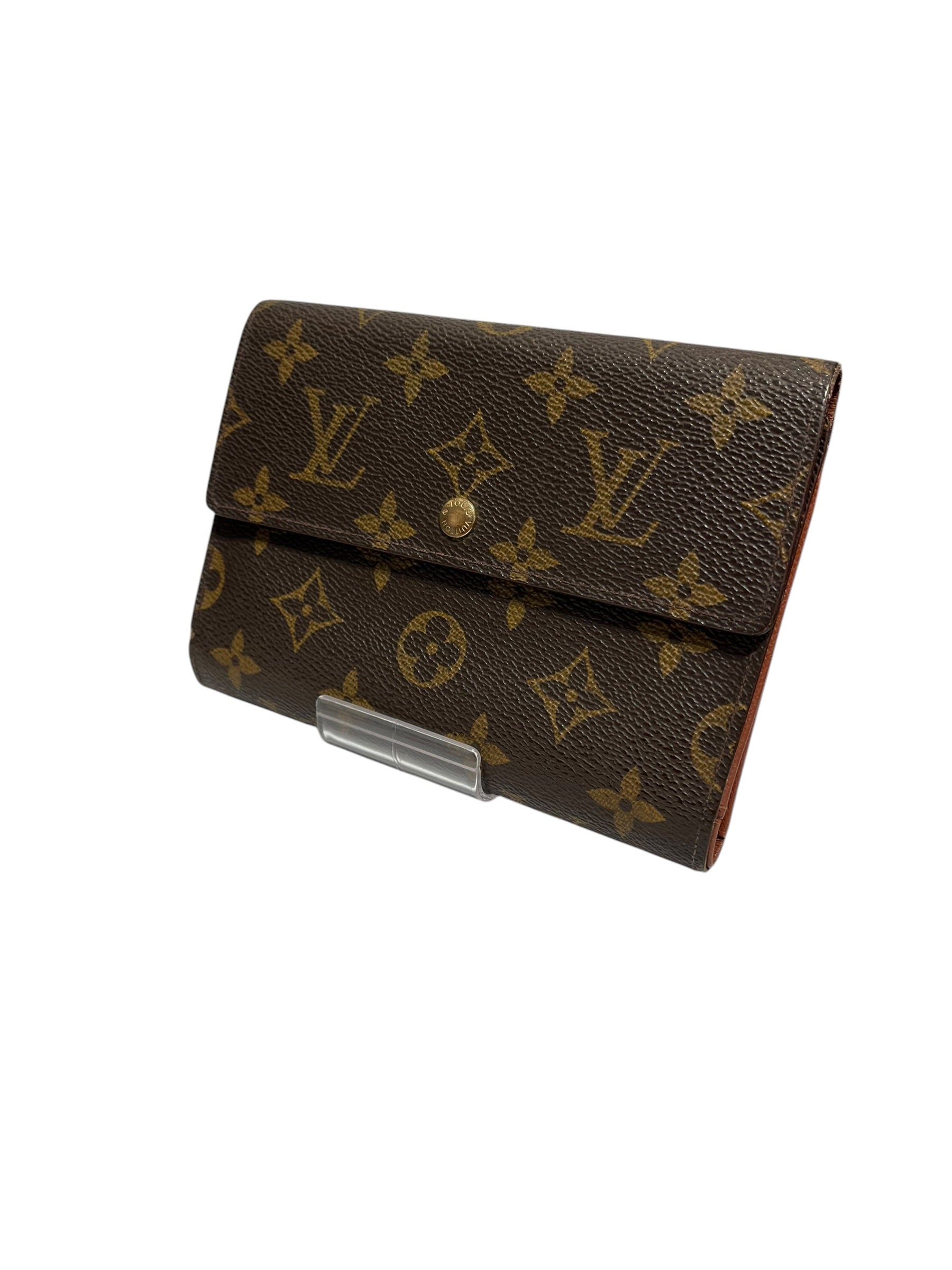 LOUIS VUITTON/Trifold Wallet/Monogram/Leather/BRW/SP0977 view 1