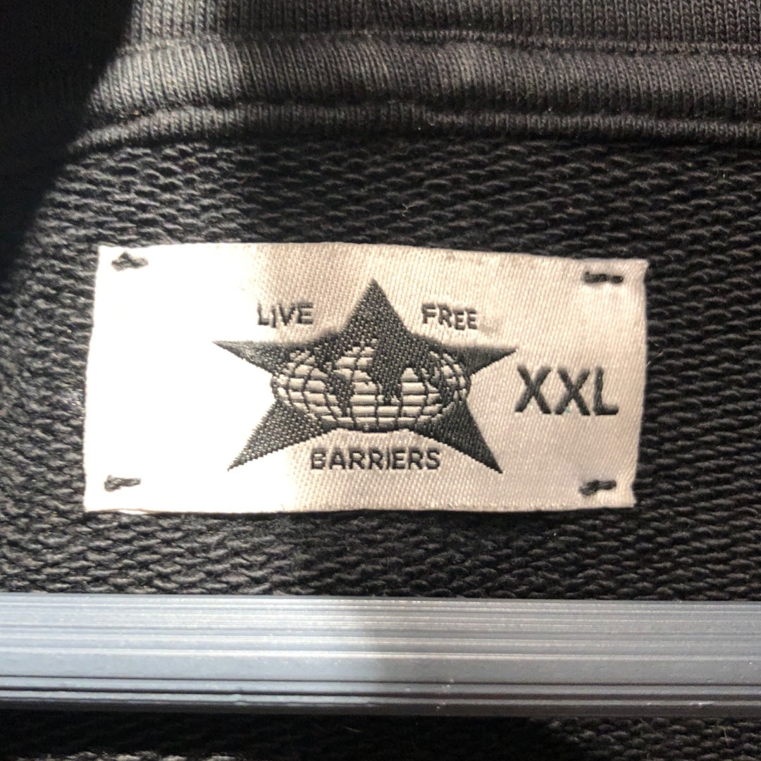 BARRIERS/Hoodie/XXL/Graphic/Cotton/BLK/ view 3