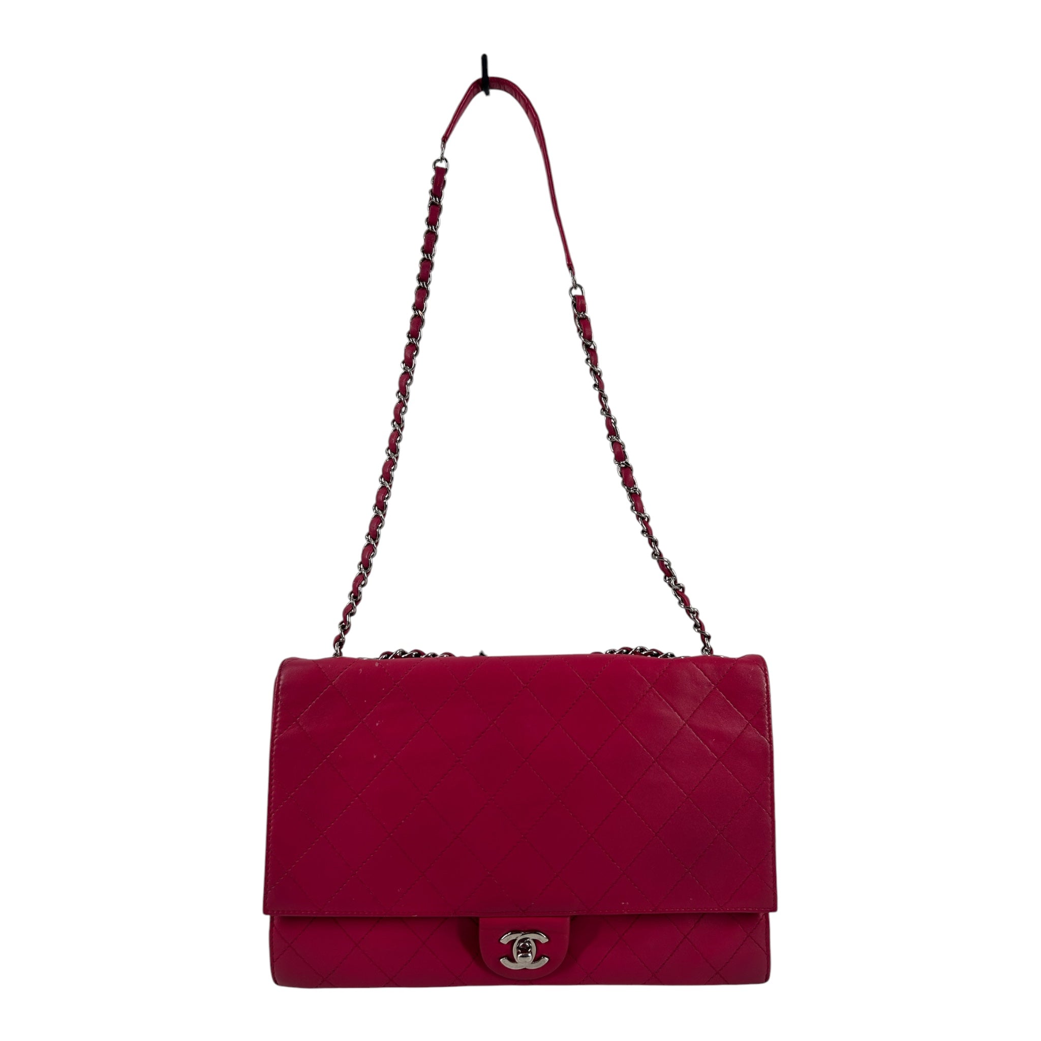 CHANEL/Cross Body Bag/Leather/PNK/19597585 QUILTED view 1