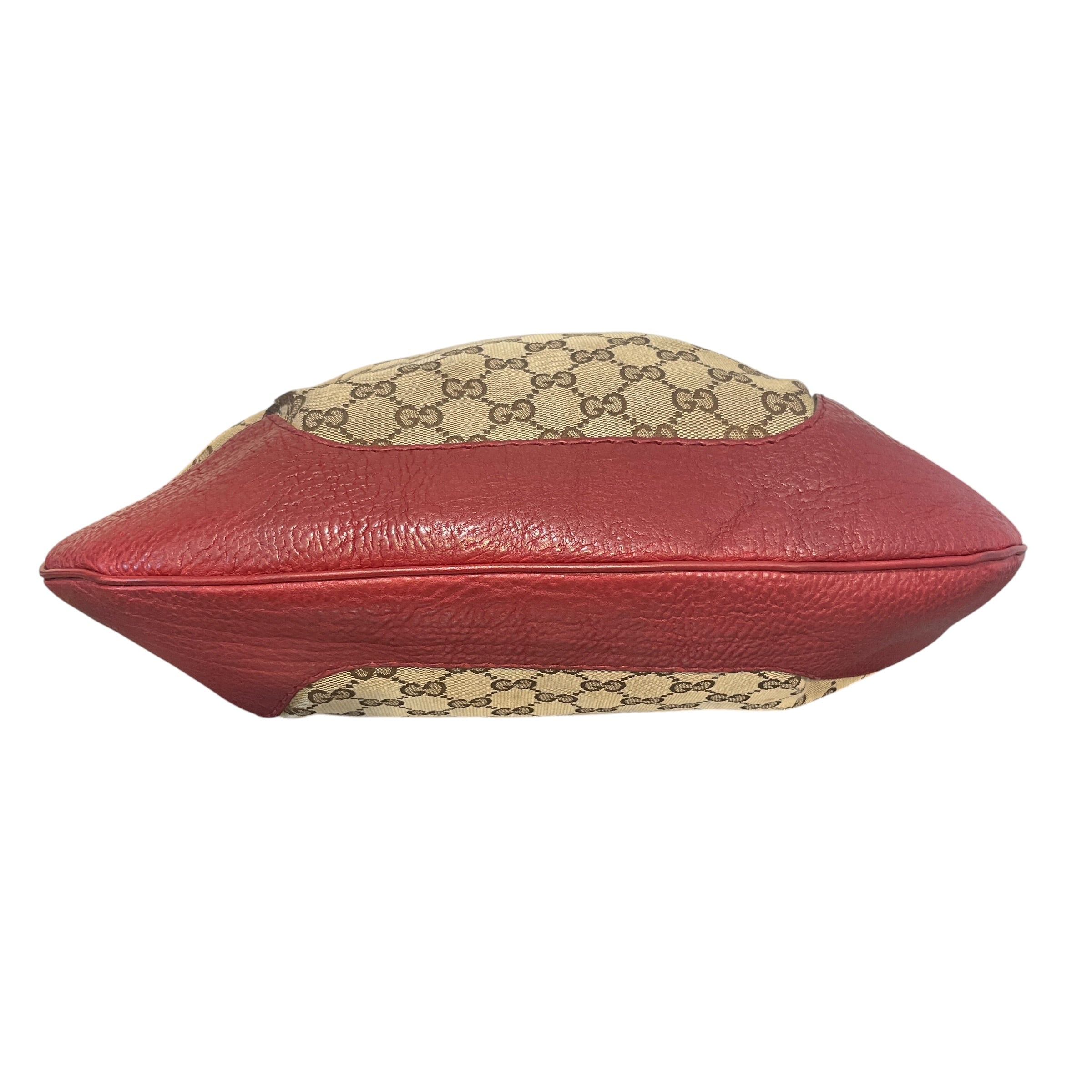 GUCCI/Cross Body Bag/Monogram/Leather/BRW/Guci Mongram hobo  BAg view 4