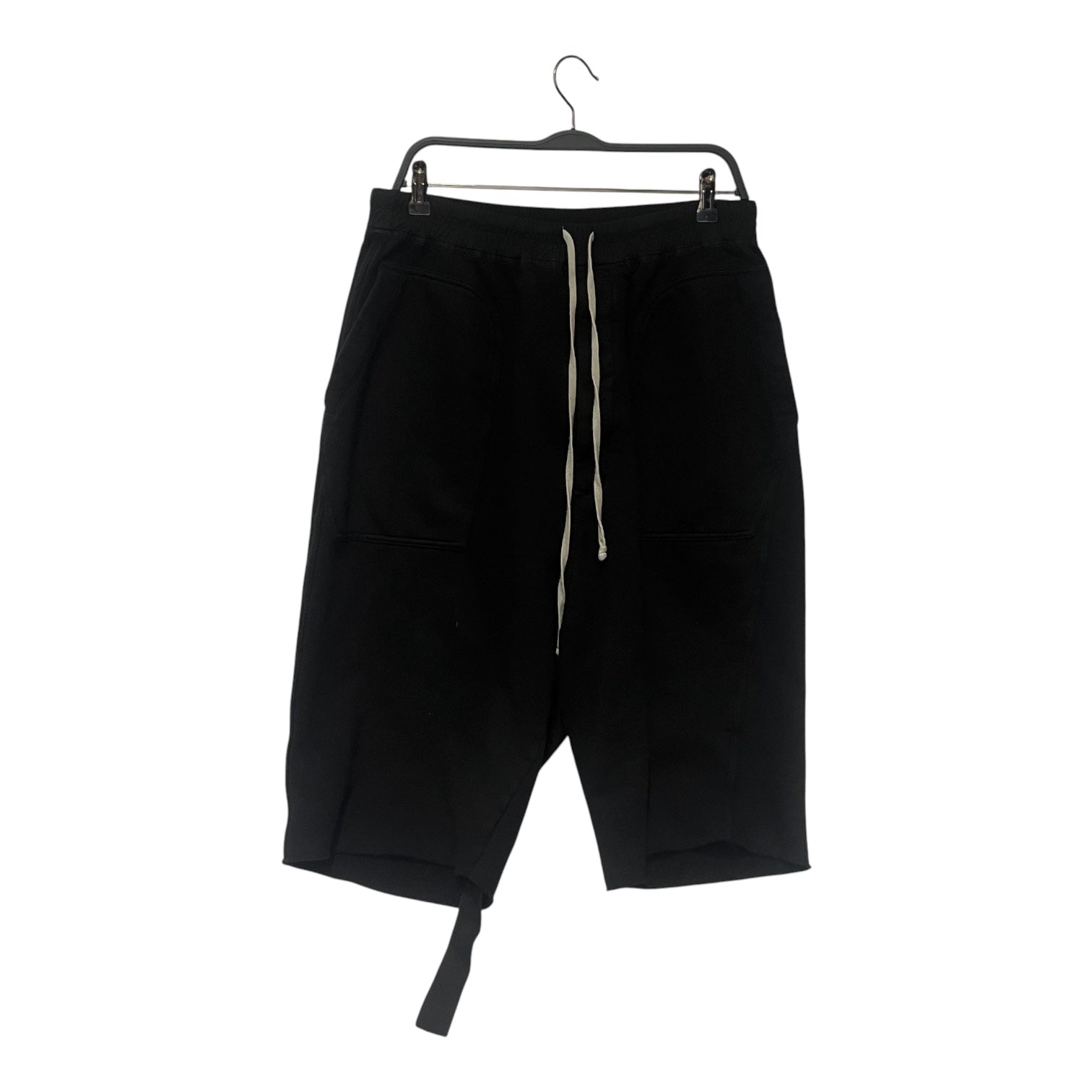 RICK OWENS DRKSHDW/Shorts/M/Cotton/BLK/Button Fly/BELA SWEAT SHORTS view 1