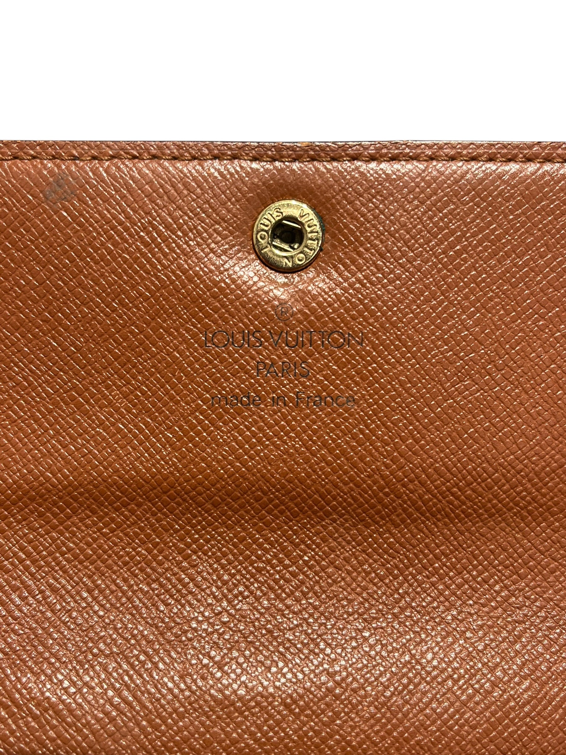 LOUIS VUITTON/Trifold Wallet/Monogram/Leather/BRW/SP0977 view 6