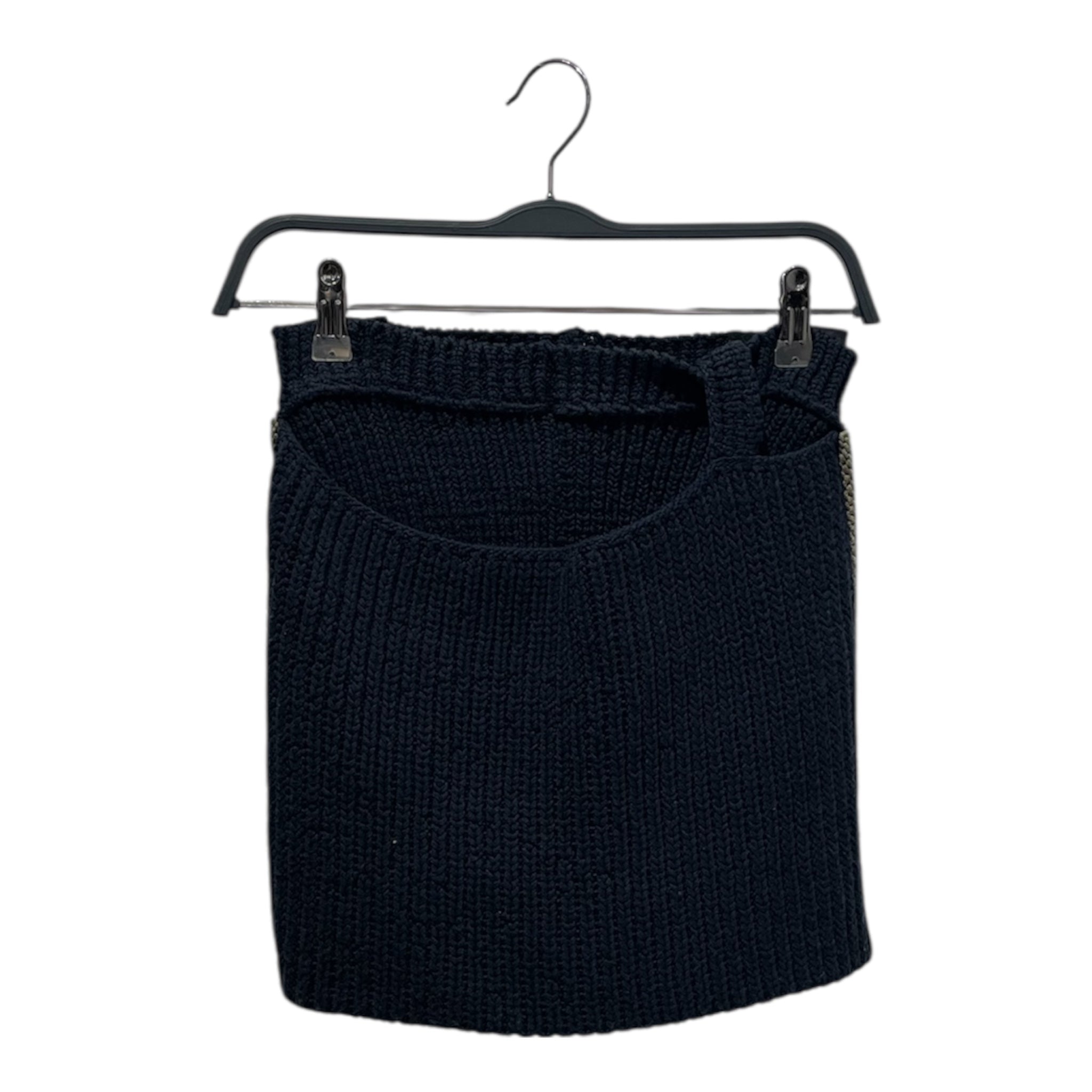 JACQUEMUS/Shorts/38/Wool/NVY/wrap around shorts/skirt view 1