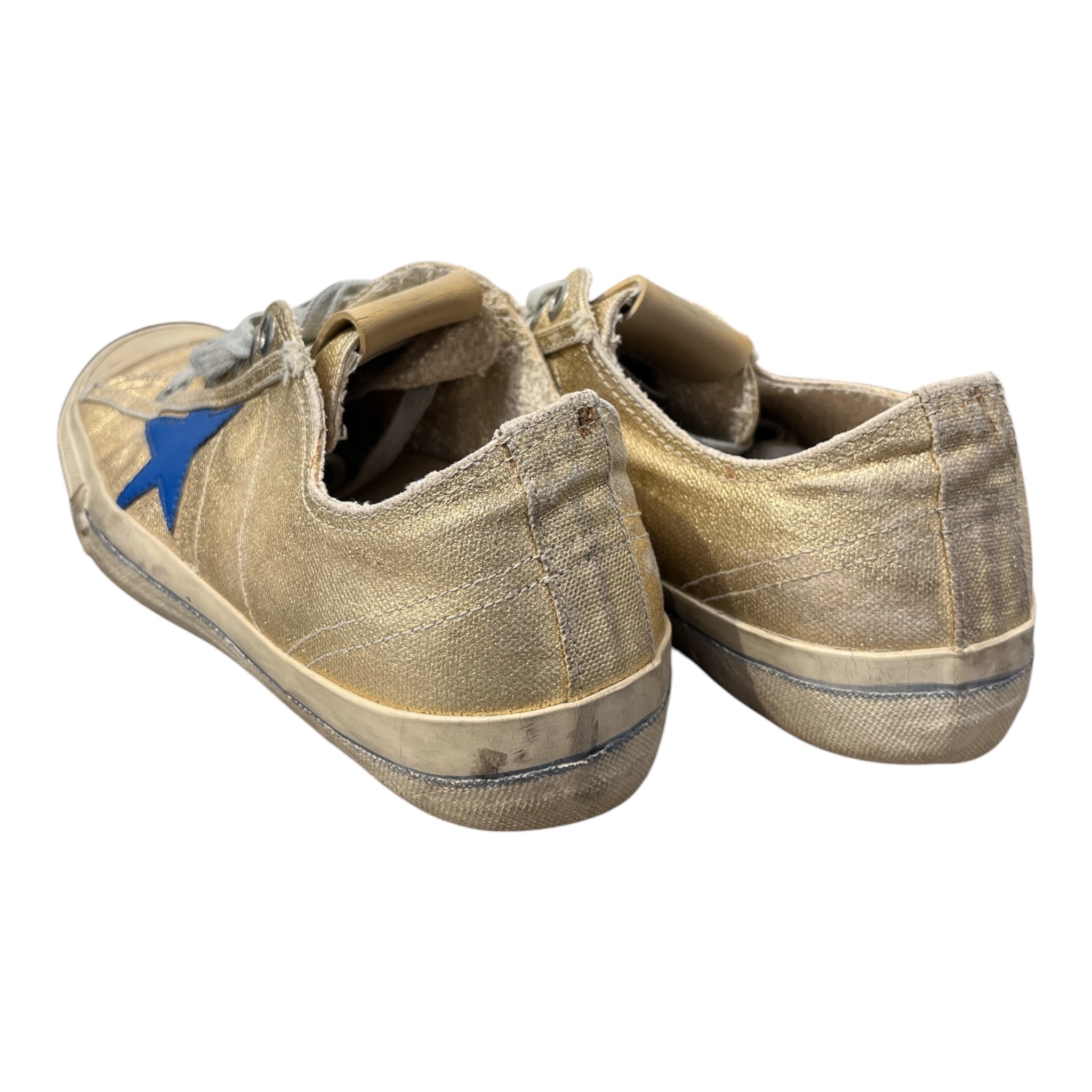 GOLDEN GOOSE/Low-Sneakers/EU 39/GLD/BLUE STAR view 2