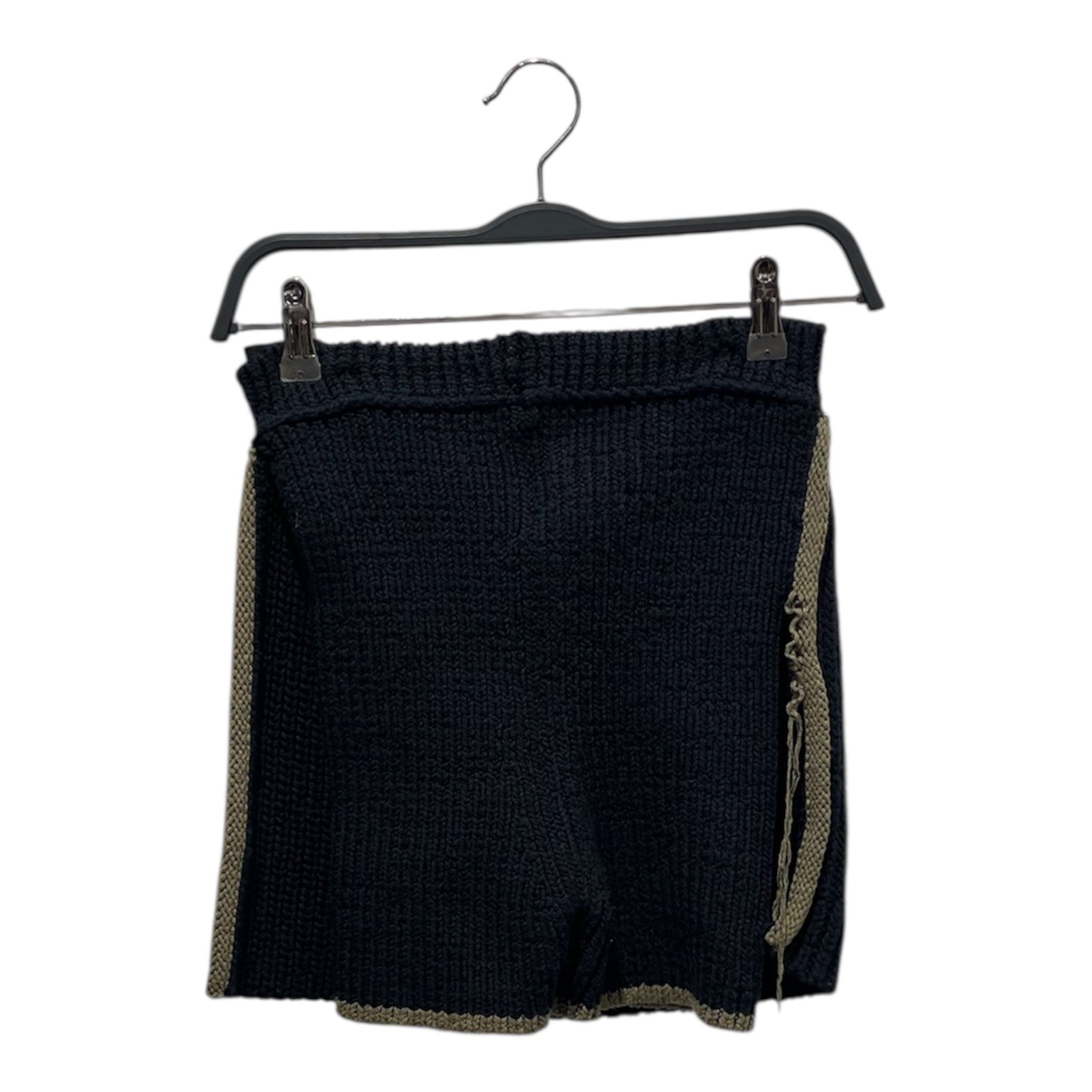JACQUEMUS/Shorts/38/Wool/NVY/wrap around shorts/skirt view 2