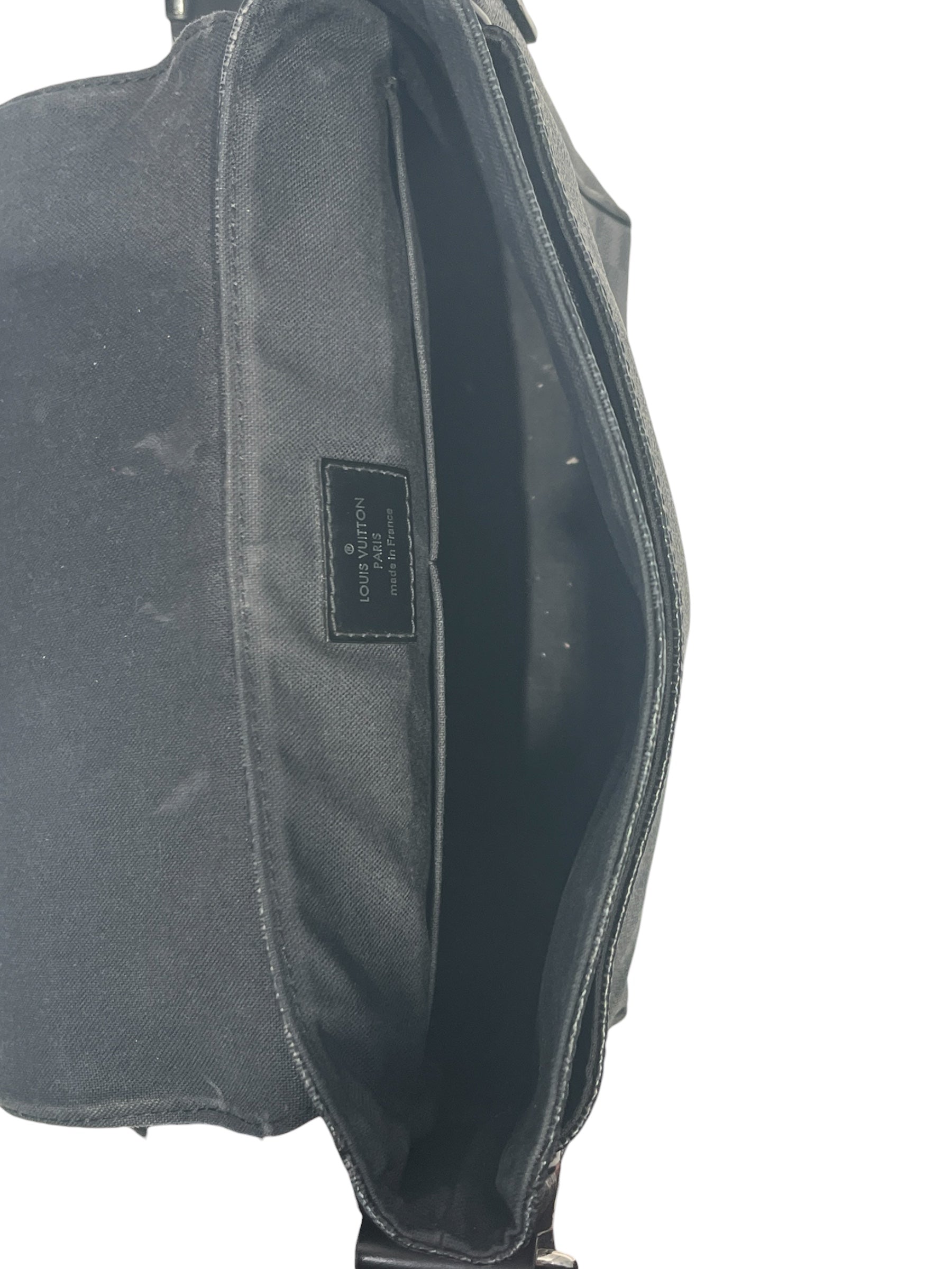 LOUIS VUITTON/Cross Body Bag/All Over Print/Leather/GRY/DAMIER GRAPHITE BOX LOGO view 5
