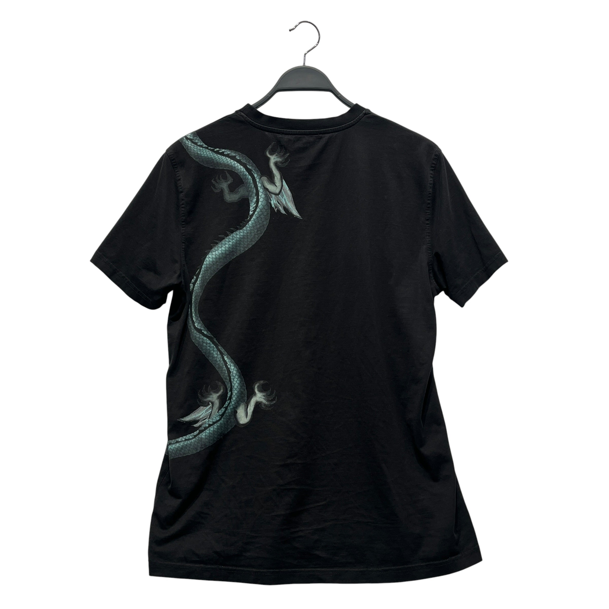 GIVENCHY/T-Shirt/M/Cotton/BLK/WRAP AROUND DRAGON TEE view 2