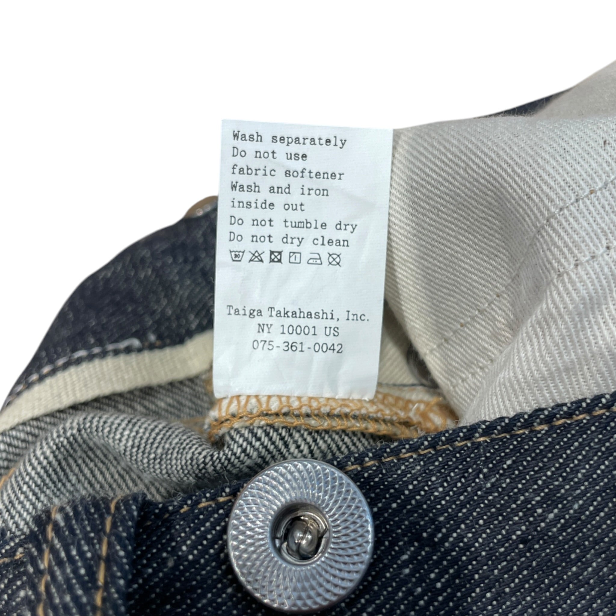 Taiga Takahashi/Straight Pants/30/Denim/IDG/LOT 704 view 4