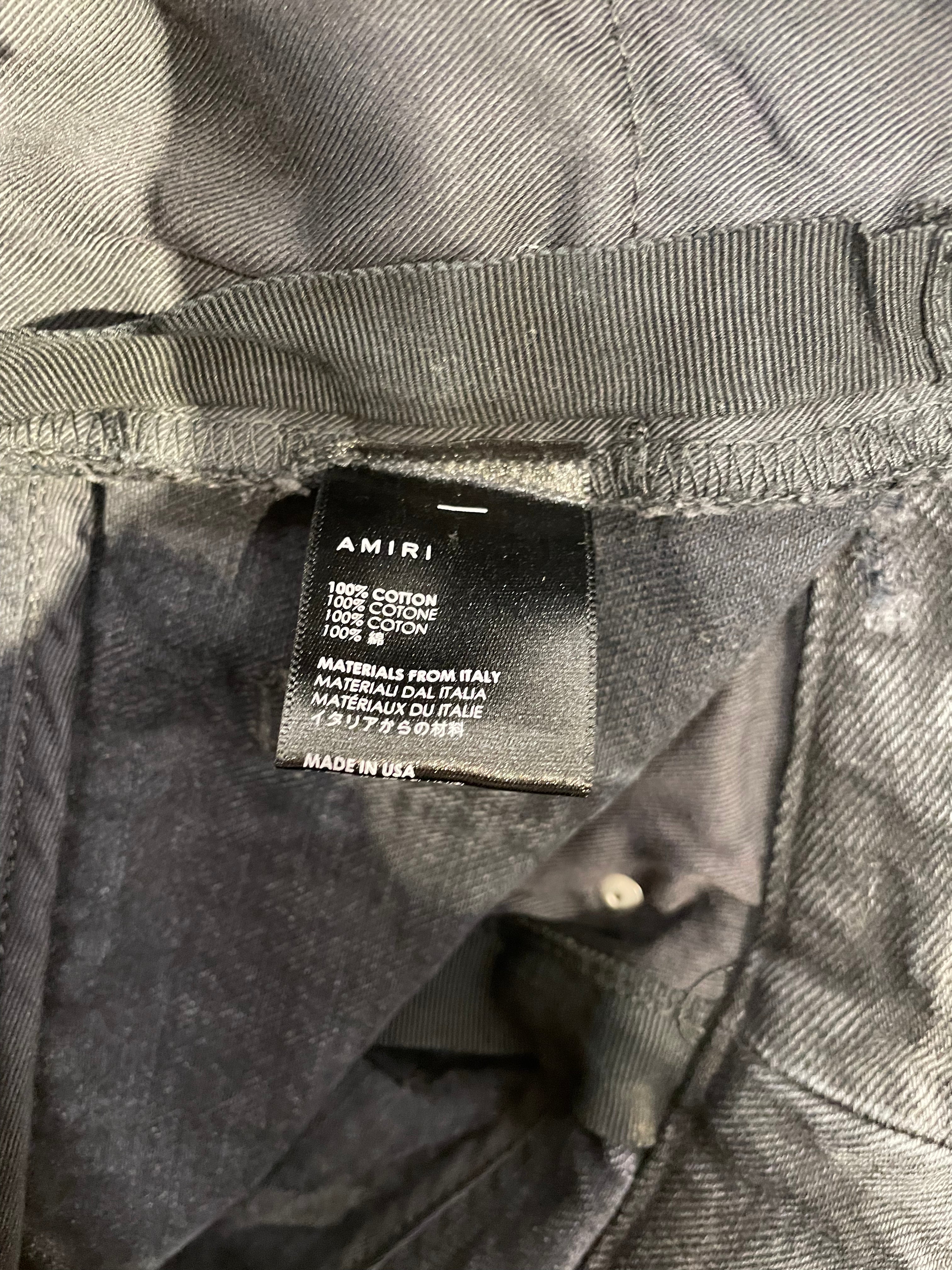 AMIRI/Skirt/0/Denim/BLK/DISTRESSED view 4