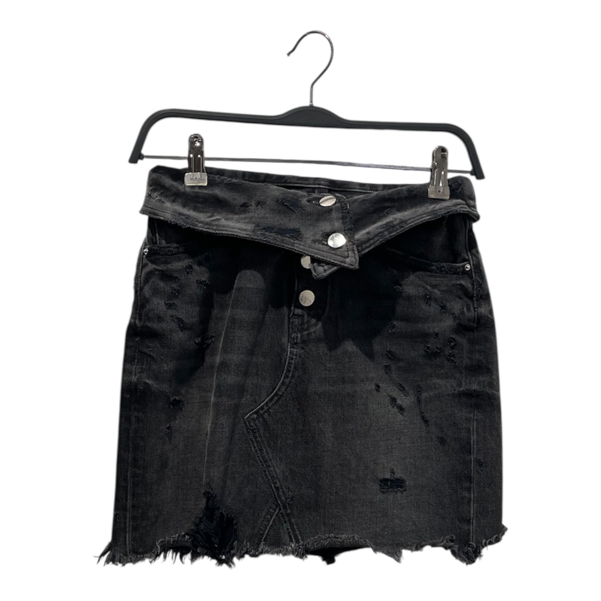 AMIRI/Skirt/0/Denim/BLK/DISTRESSED view 1