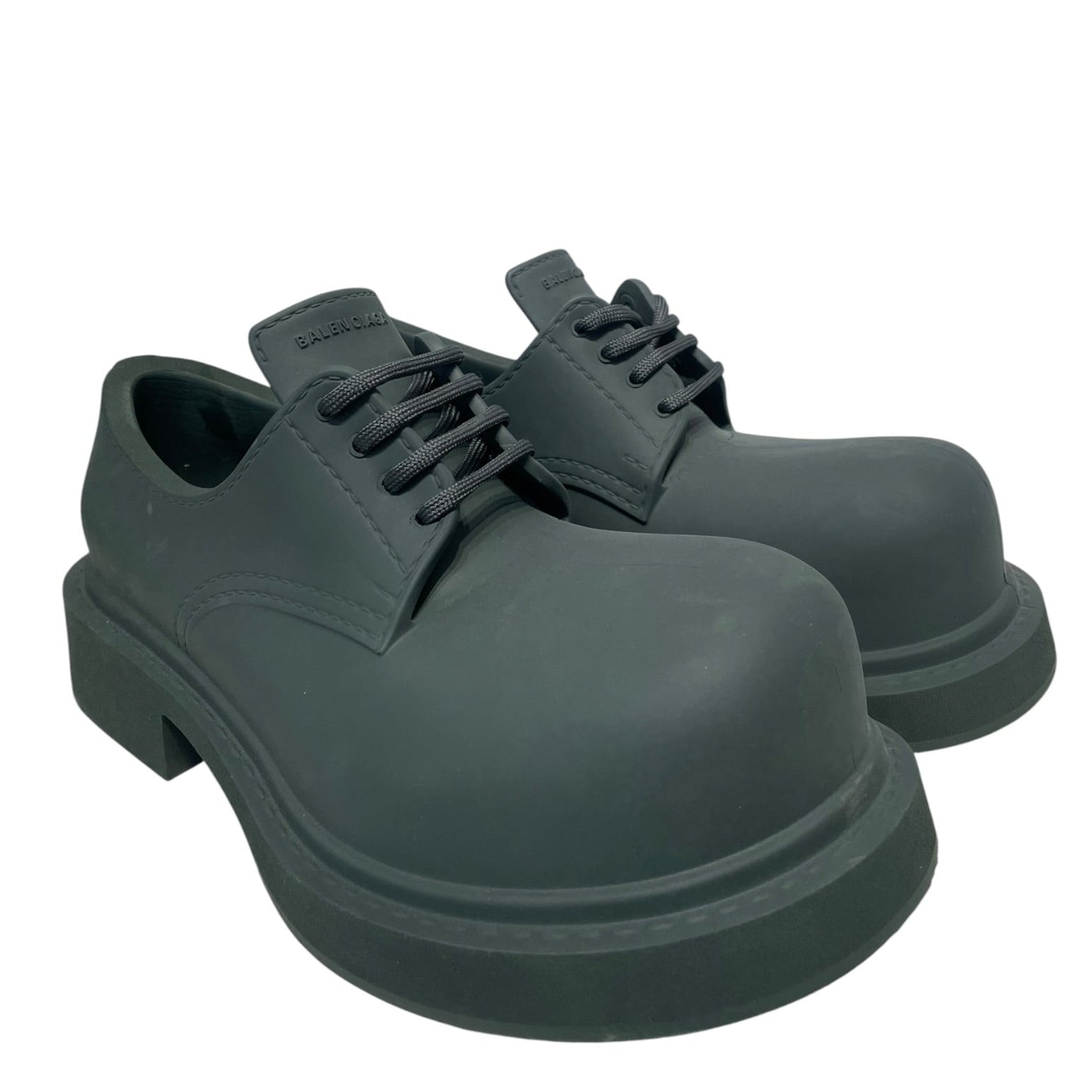 BALENCIAGA/Loafers/EU 40/Polyester/GRN/STEROID DERBY view 1