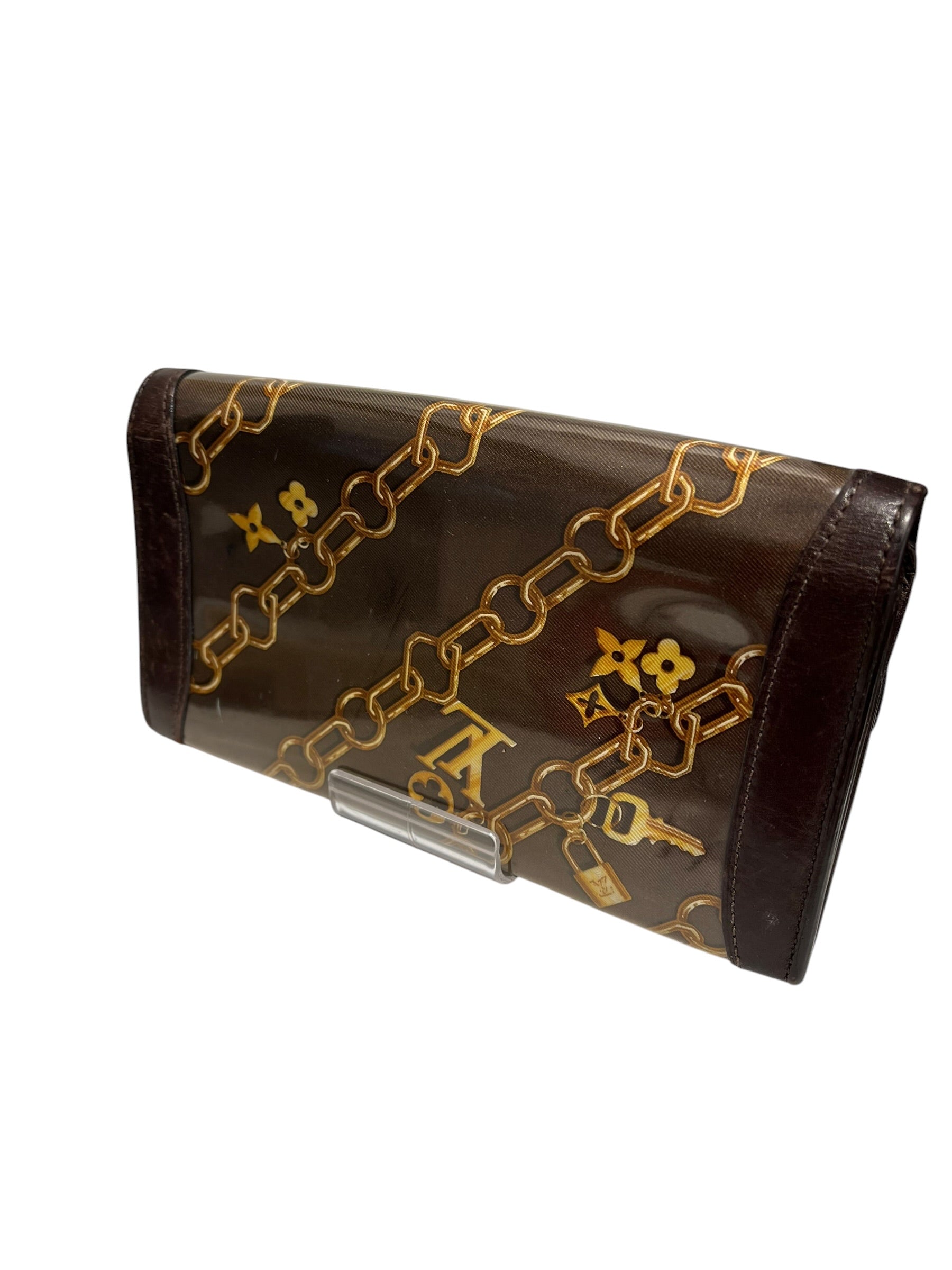 LOUIS VUITTON/Long Wallet/Graphic/Leather/BRW/CHARMS PORTE-MONNAIE WALLET view 2