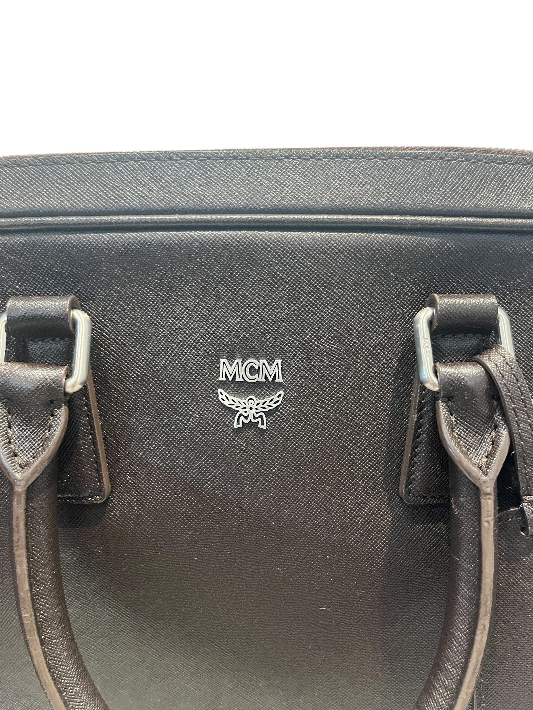 MCM/Bag/Leather/BRW/ENVELOPE/BRIEFCASE STYLE BAG view 3