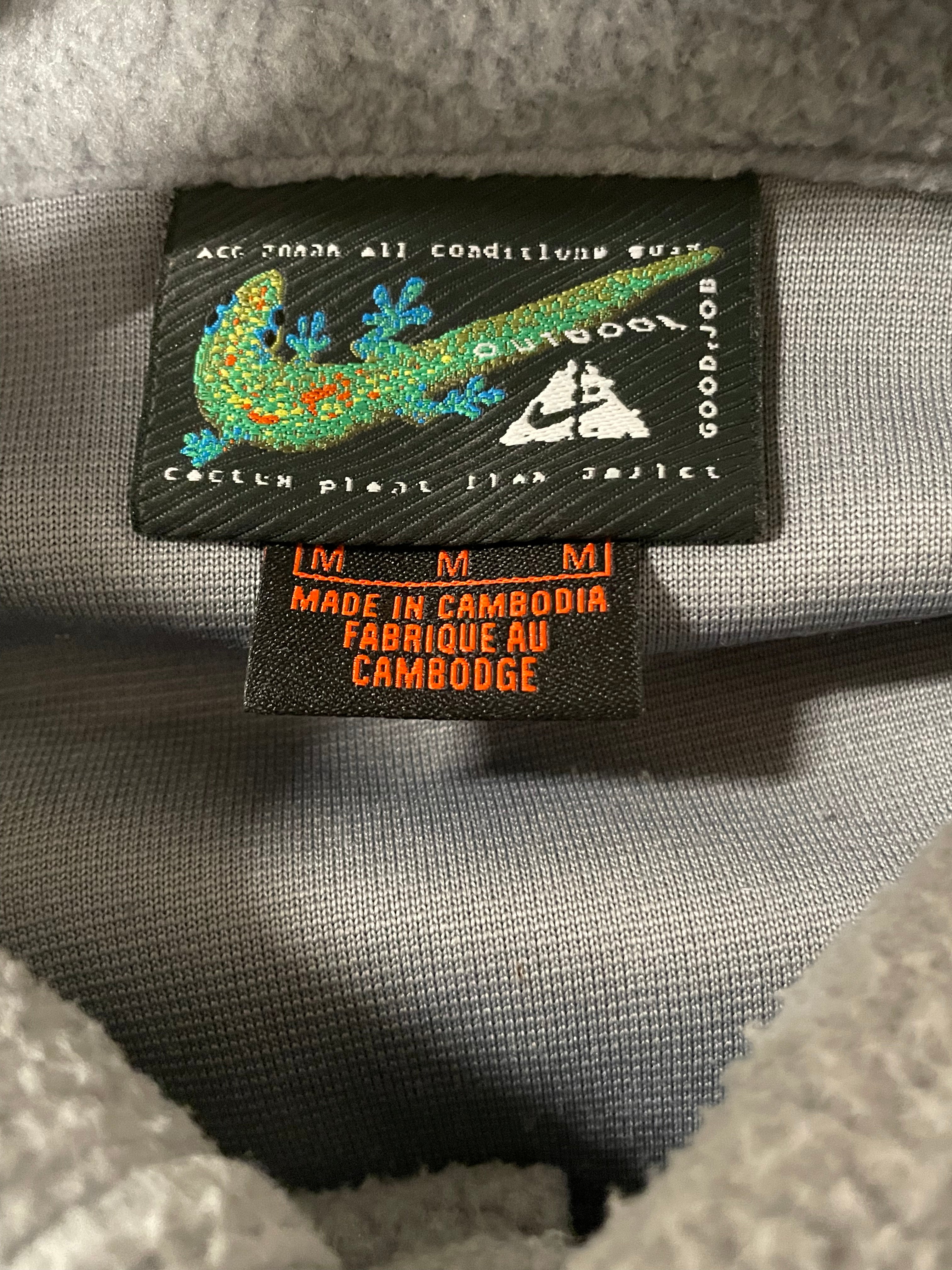 NIKE ACG/CACTUS PLANT FLEA MARKET/Jacket/M/Polyester/GRY/Graphic/ANIMAL ATTACHED view 3