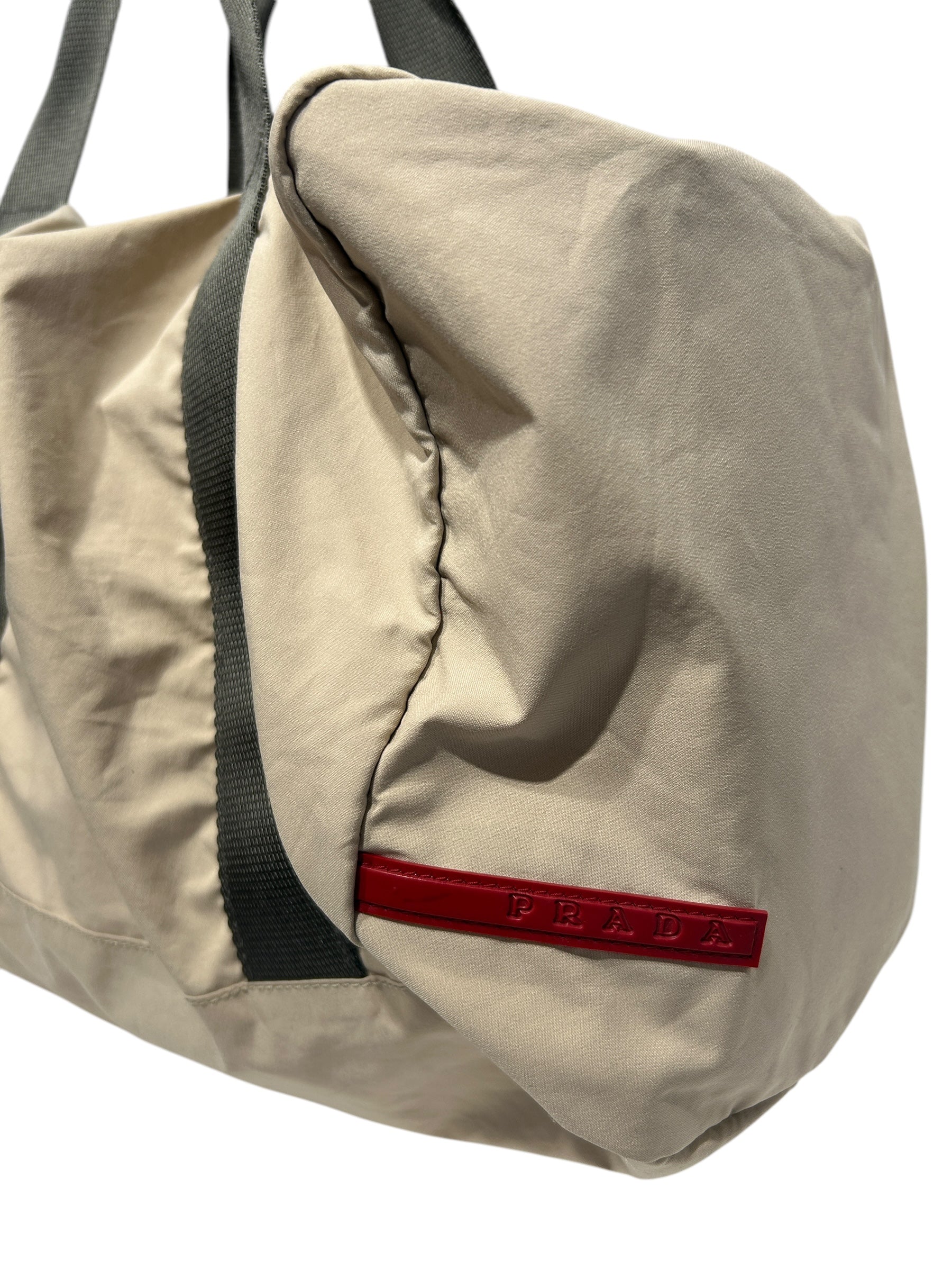 PRADA/Bag/Nylon/CRM/mini duffle view 6