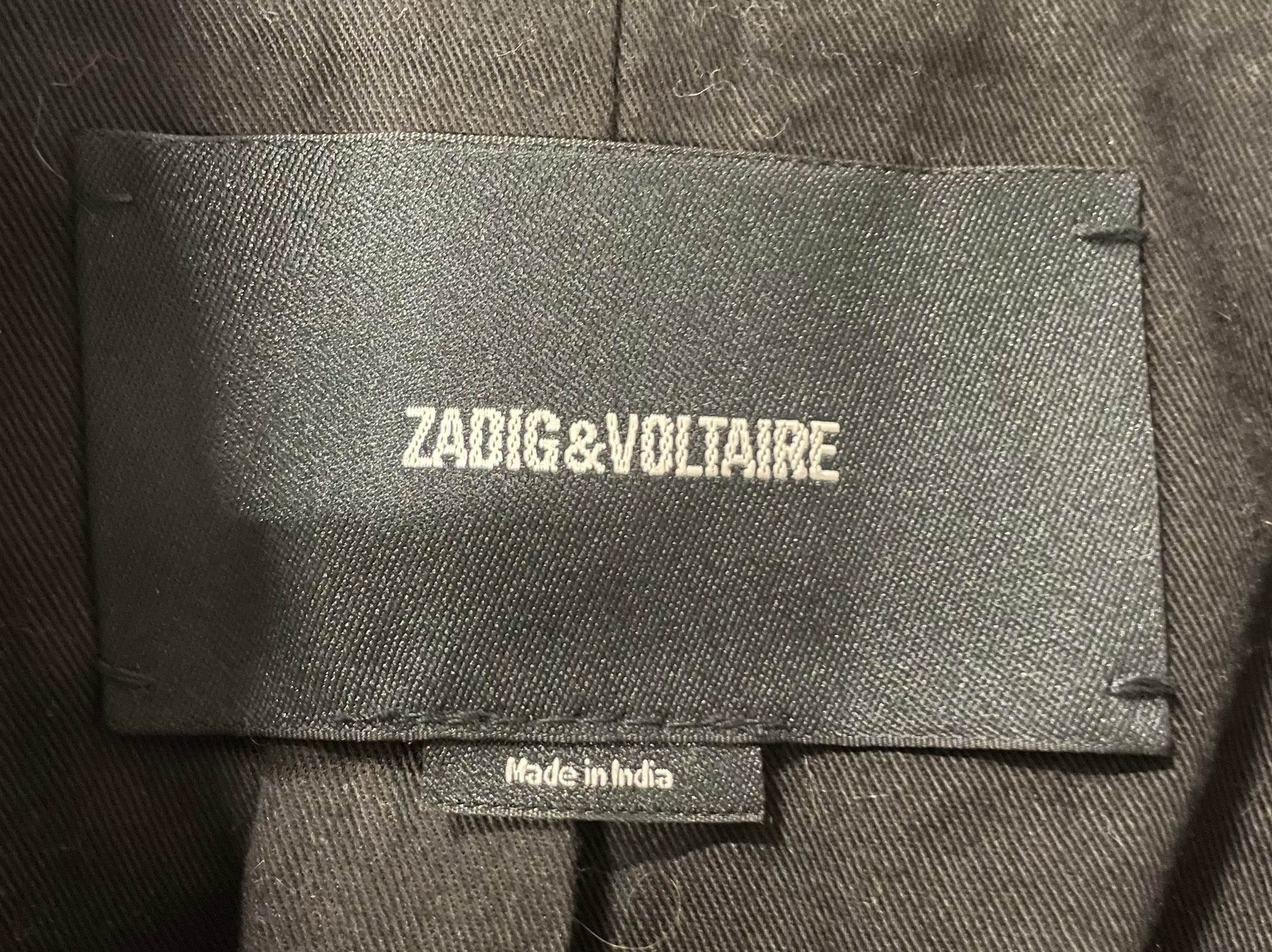 Zadig&Voltaire/Leather Jkt/L/Leather/BLK/RN 116 202 view 3