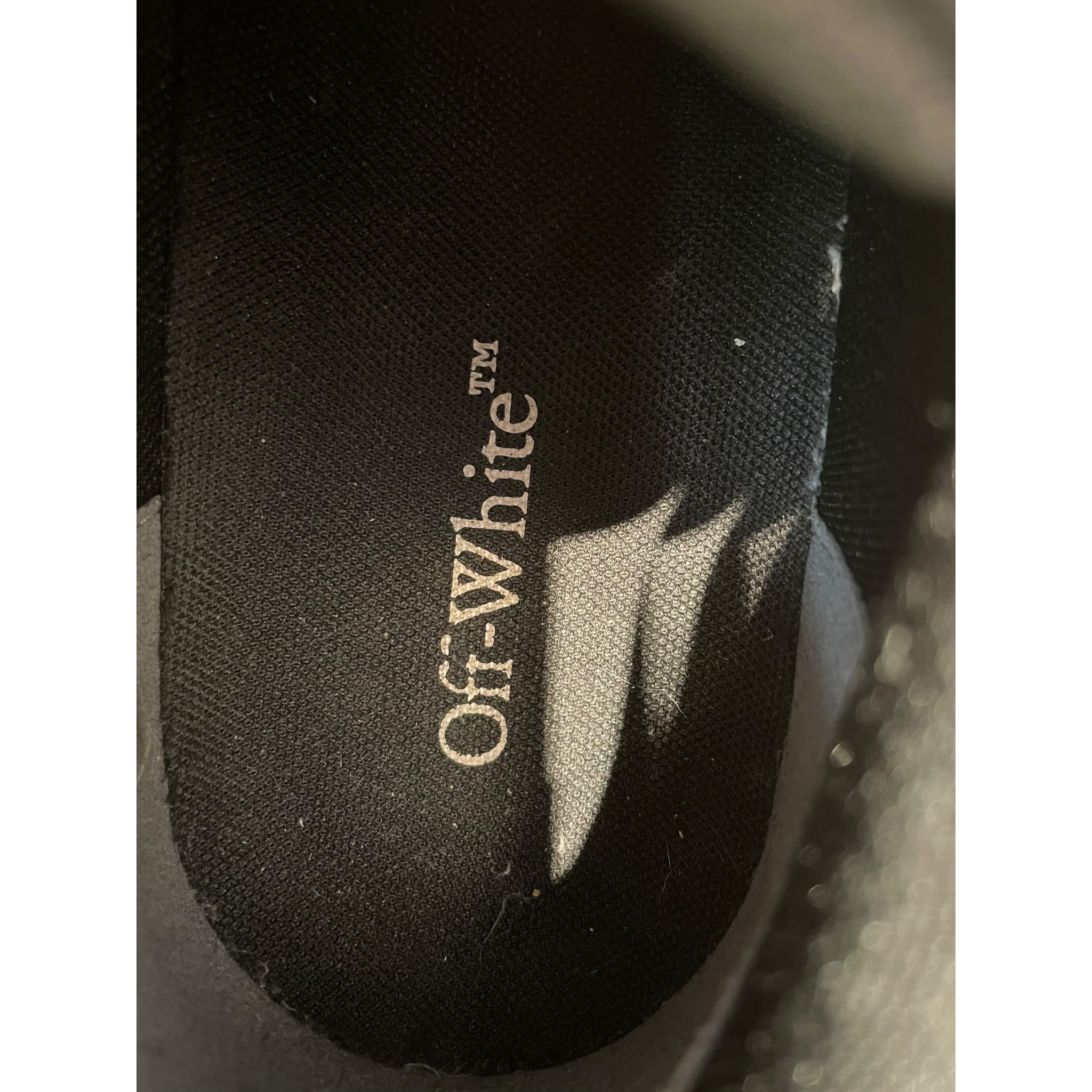 OFF-WHITE/Low-Sneakers/EU 40/Leather/BLK/OUT OF OFFICE view 4