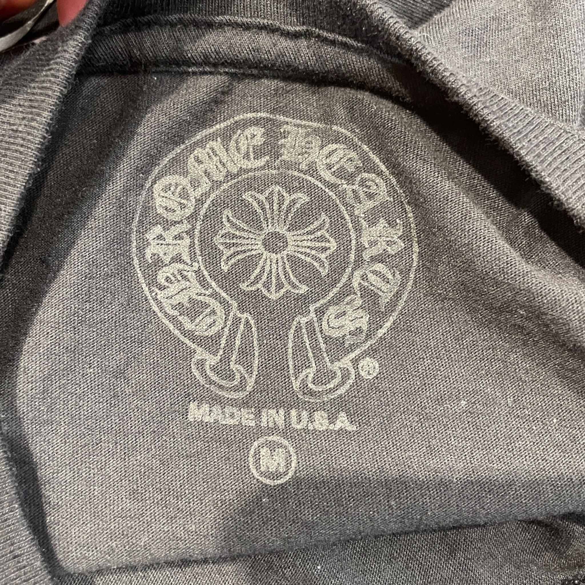 CHROME HEARTS/T-Shirt/M/Cotton/BLK/MALIBU view 3