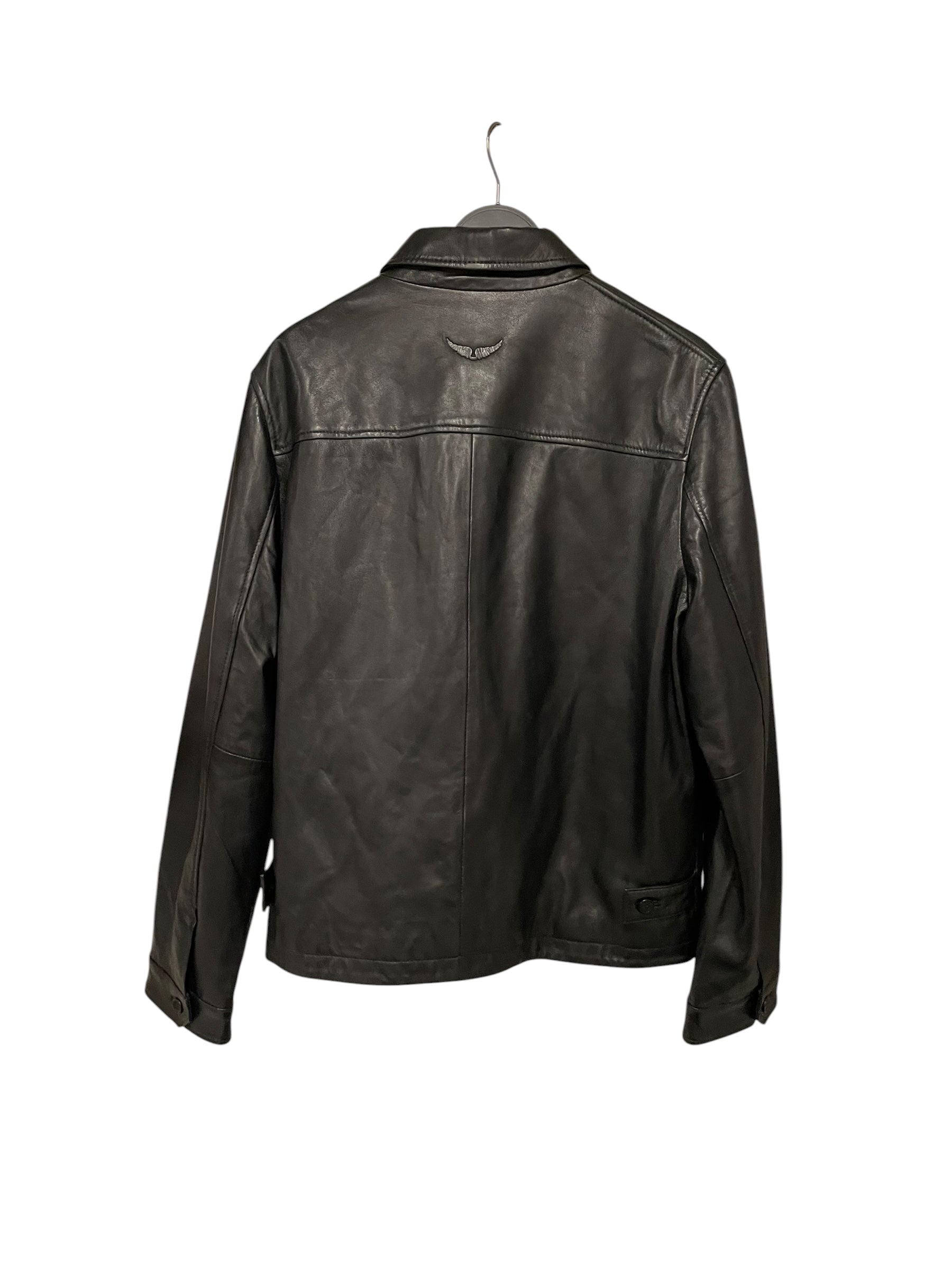 Zadig&Voltaire/Leather Jkt/L/Leather/BLK/RN 116 202 view 2