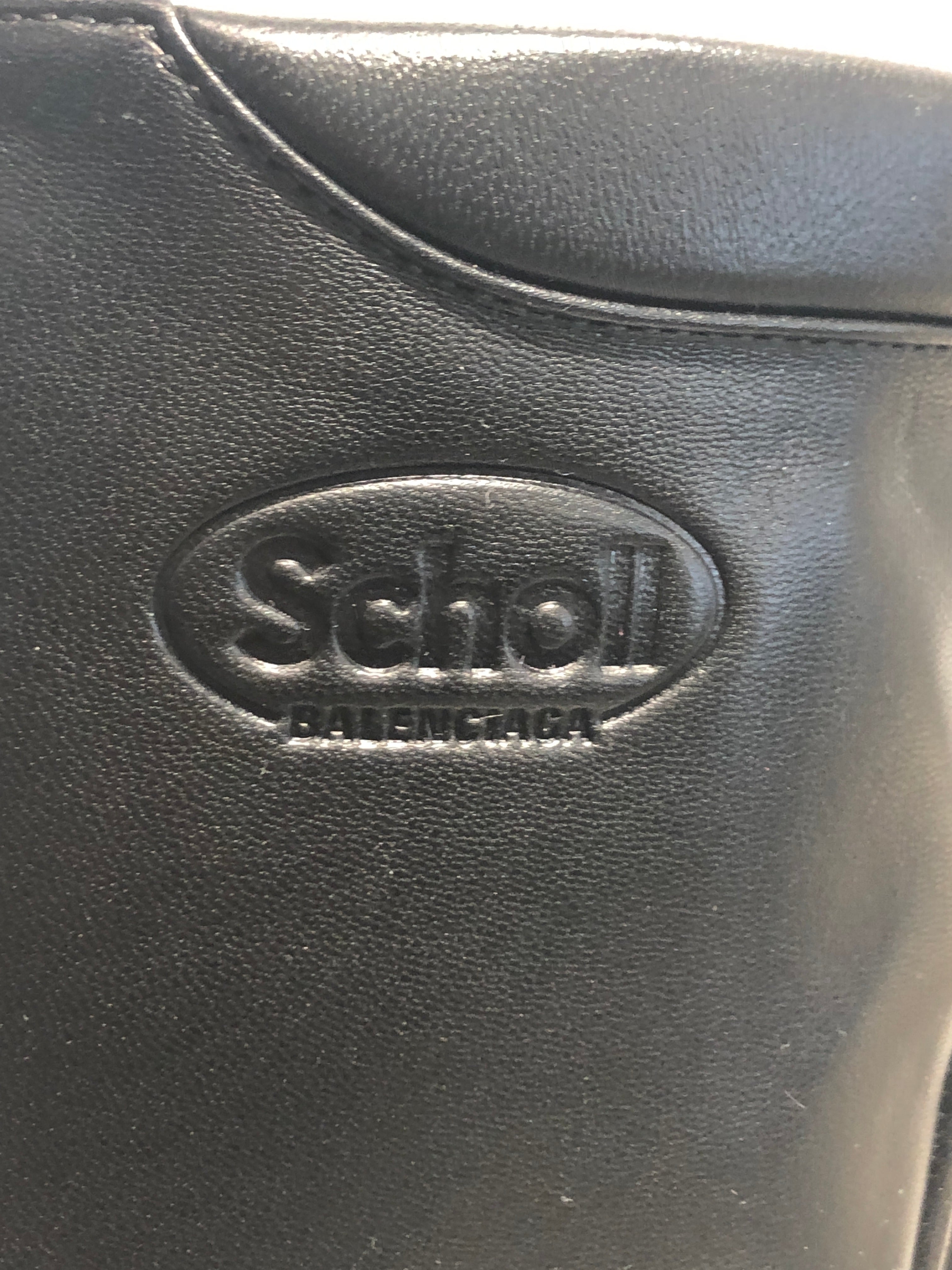 BALENCIAGA/Dr.Scholl/Long Boots/EU 37/Leather/BLK/ view 3