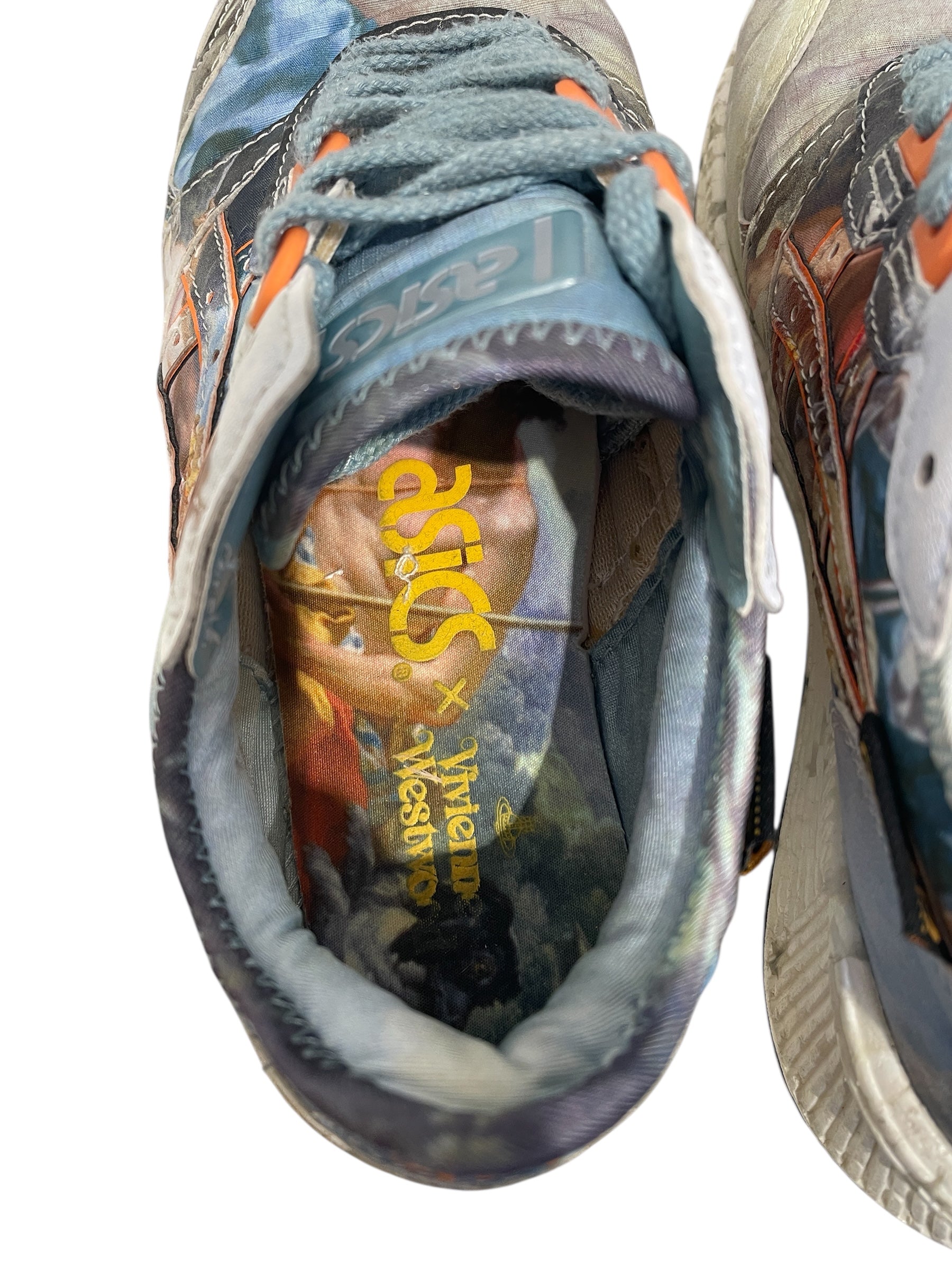 ASICS/Vivienne Westwood/Low-Sneakers/US 5/All Over Print/BLU/ view 4