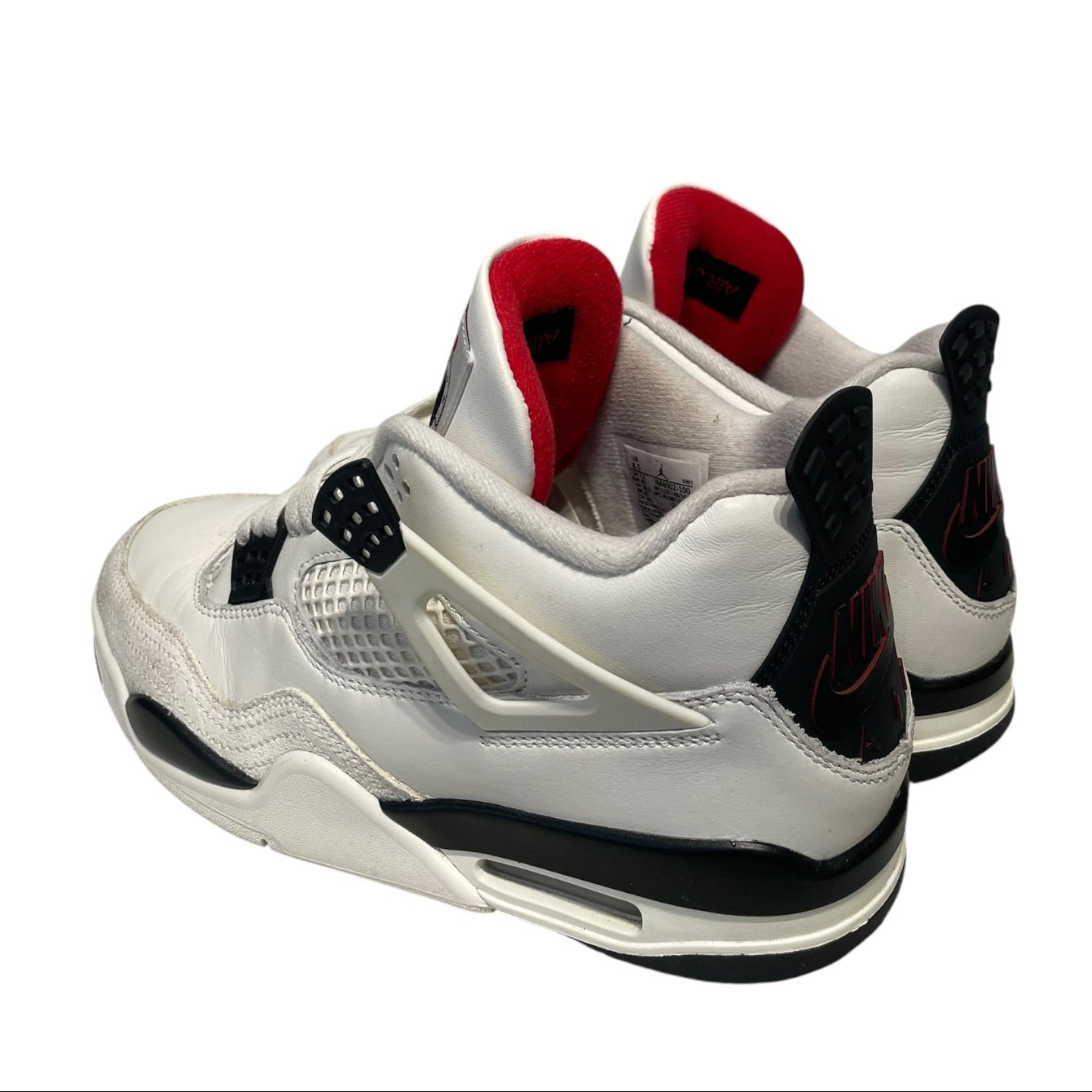 NIKE/AIR JORDAN 4 FLIGHT CLUB/Hi-Sneakers/US 8.5/Leather/WHT/IM4002-100 view 2
