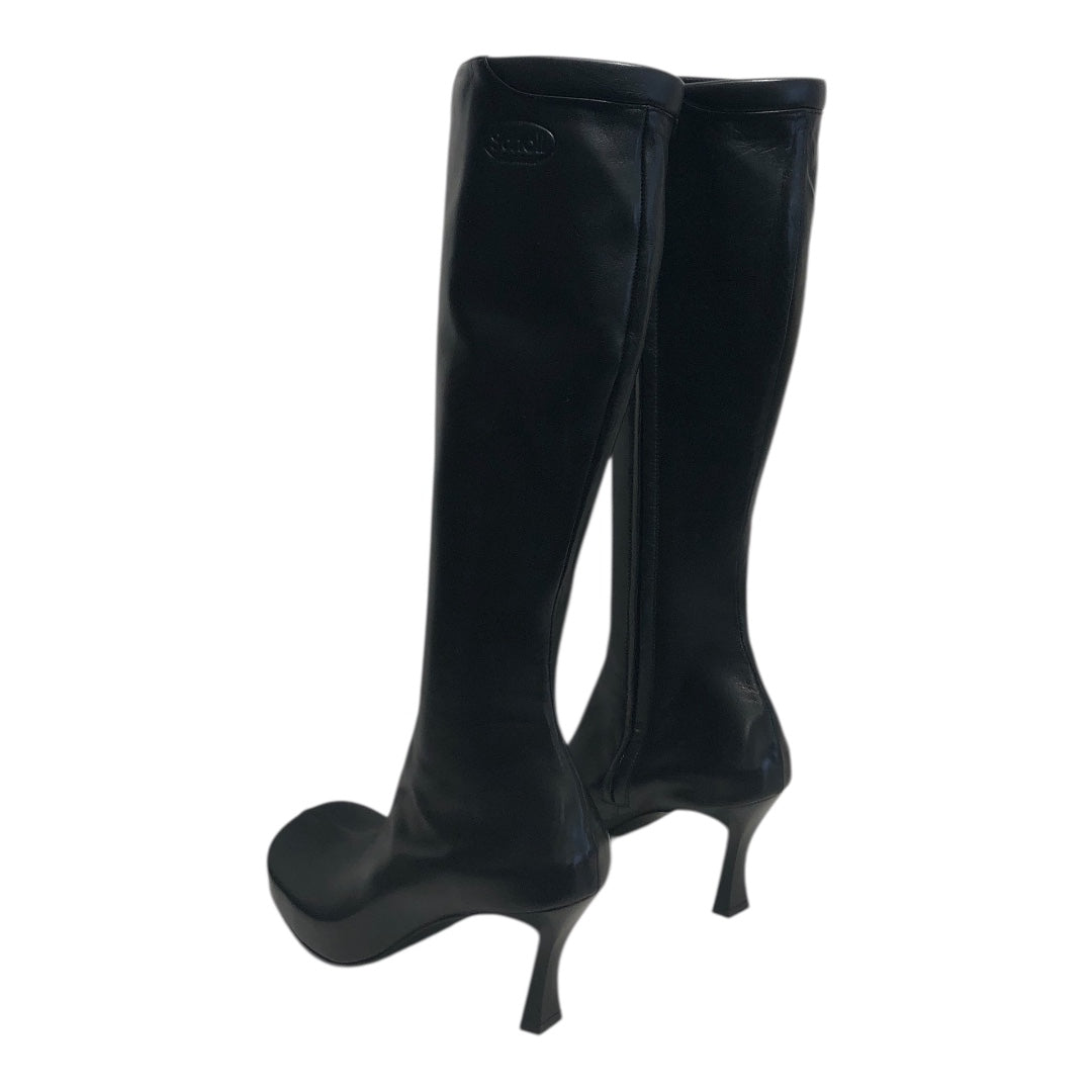 BALENCIAGA/Dr.Scholl/Long Boots/EU 37/Leather/BLK/ view 2