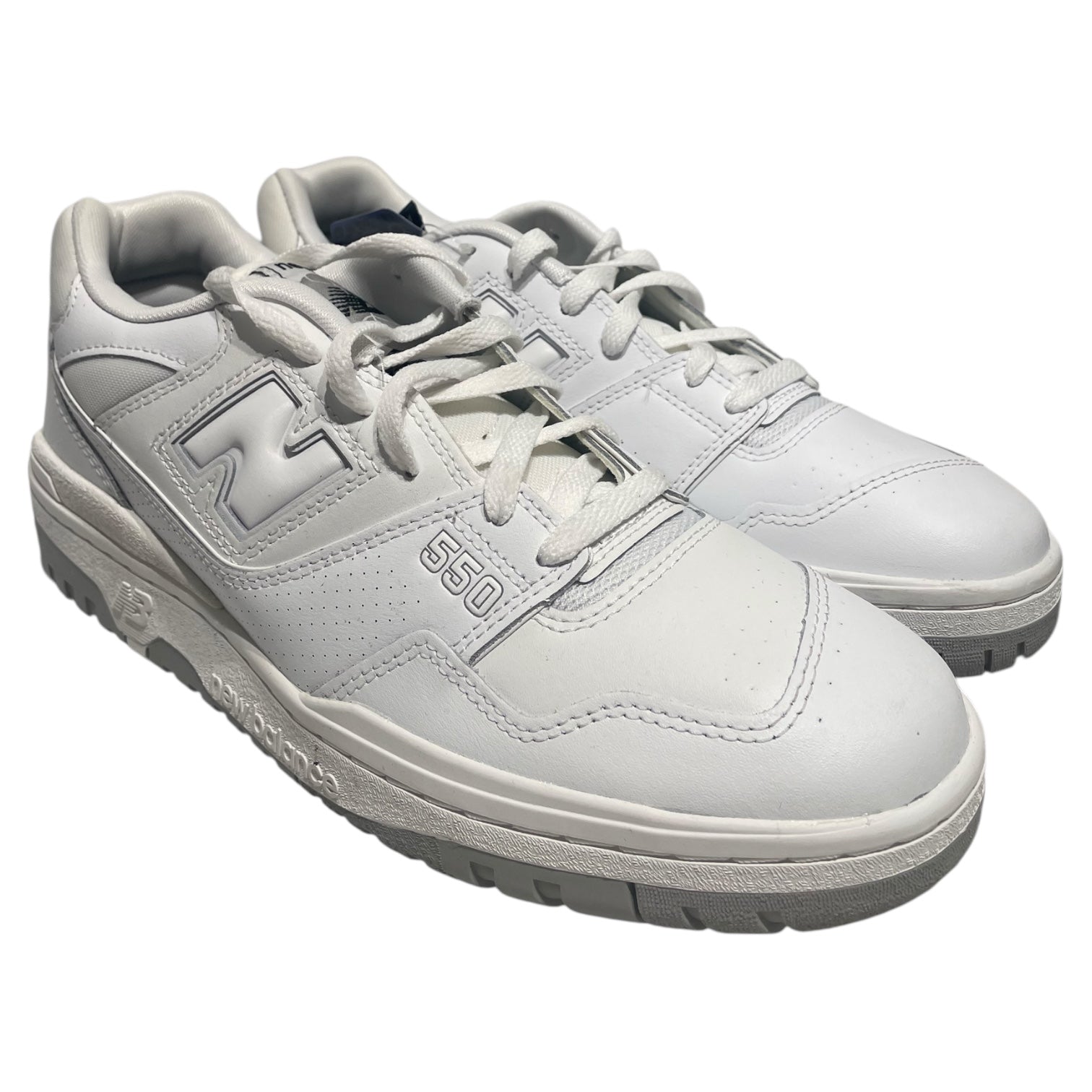 NEW BALANCE/Low-Sneakers/US 10.5/Leather/WHT/550 view 1