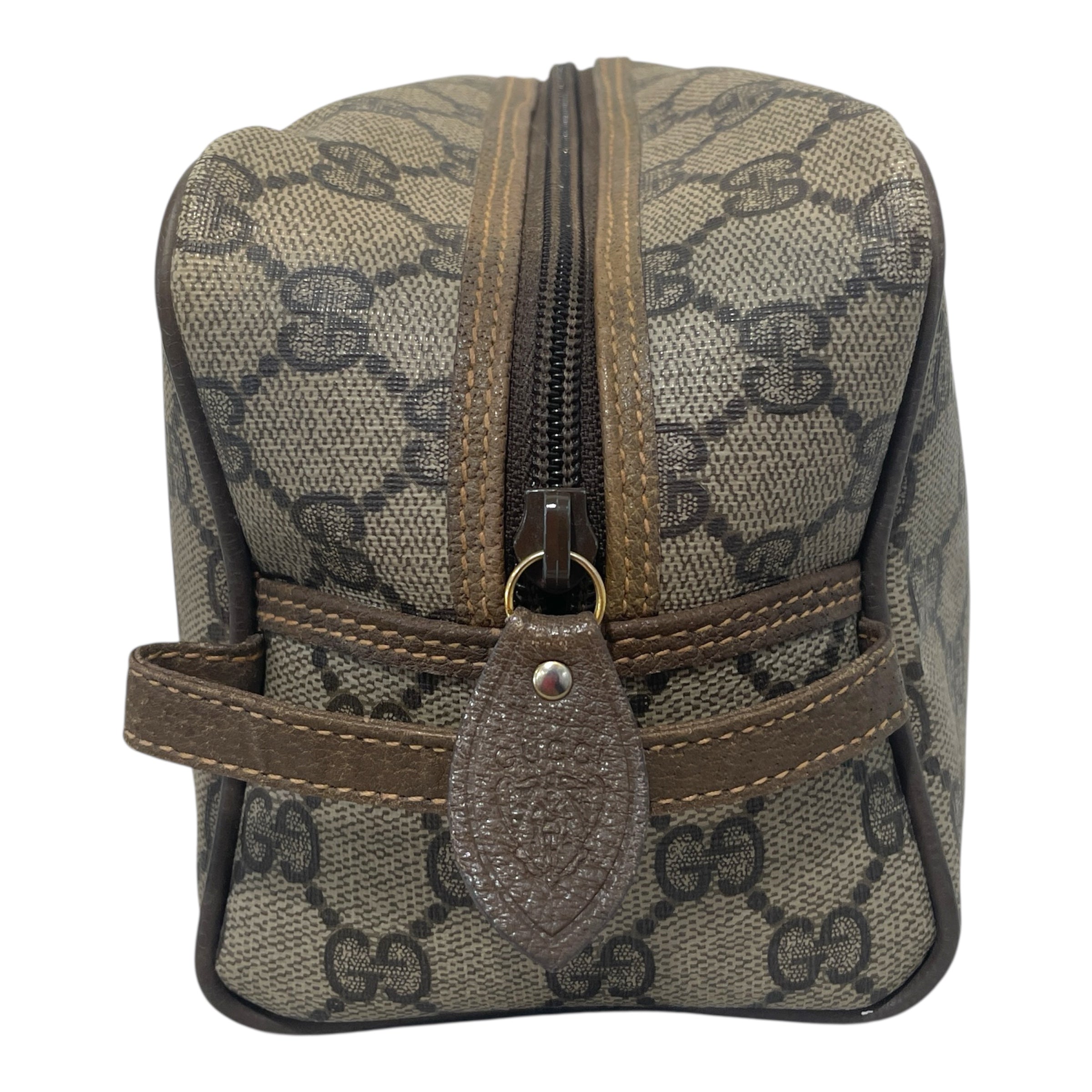GUCCI/Clutch Bag/Monogram/Leather/BRW/GG Coated Canvas Clutch Bag view 3