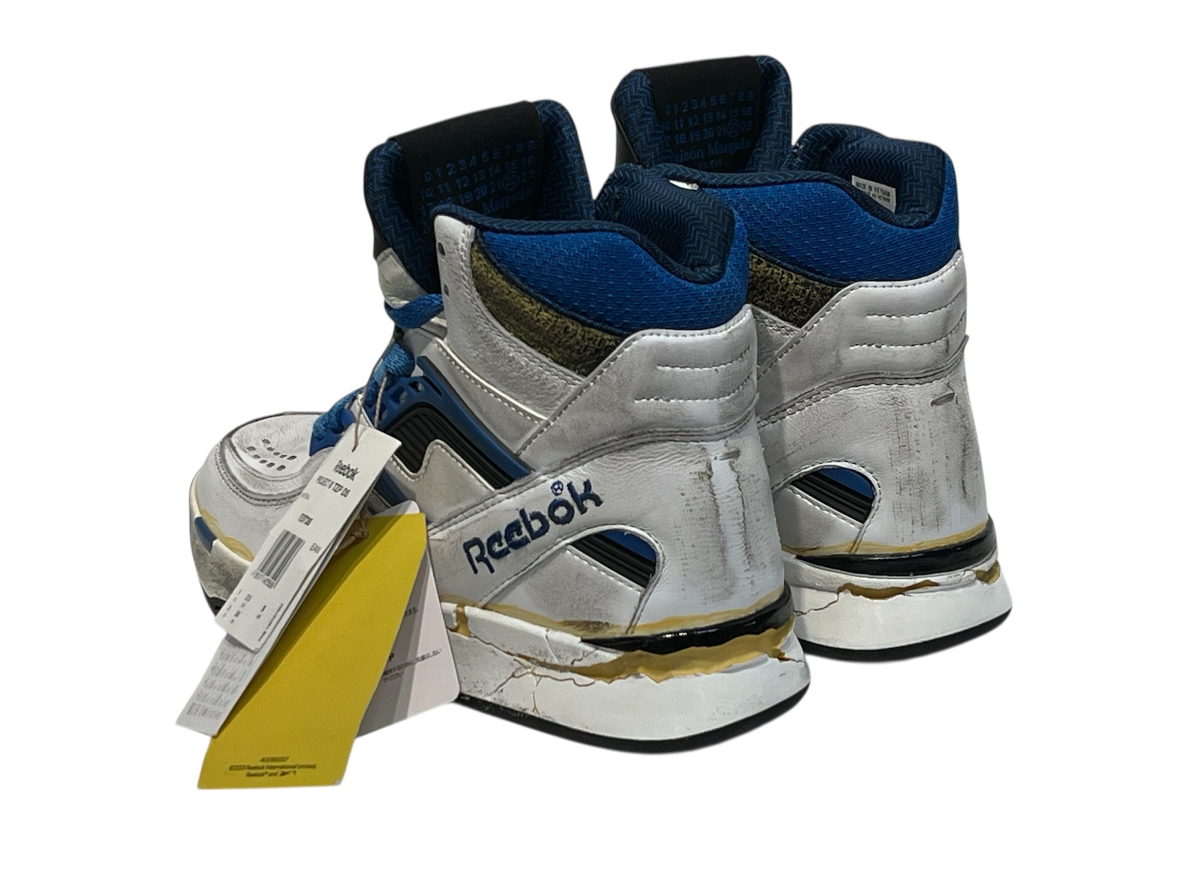 Maison Margiela/Reebok/Hi-Sneakers/US 6/Leather/WHT/TWILIGHT ZONE PUMPS BLUE view 2