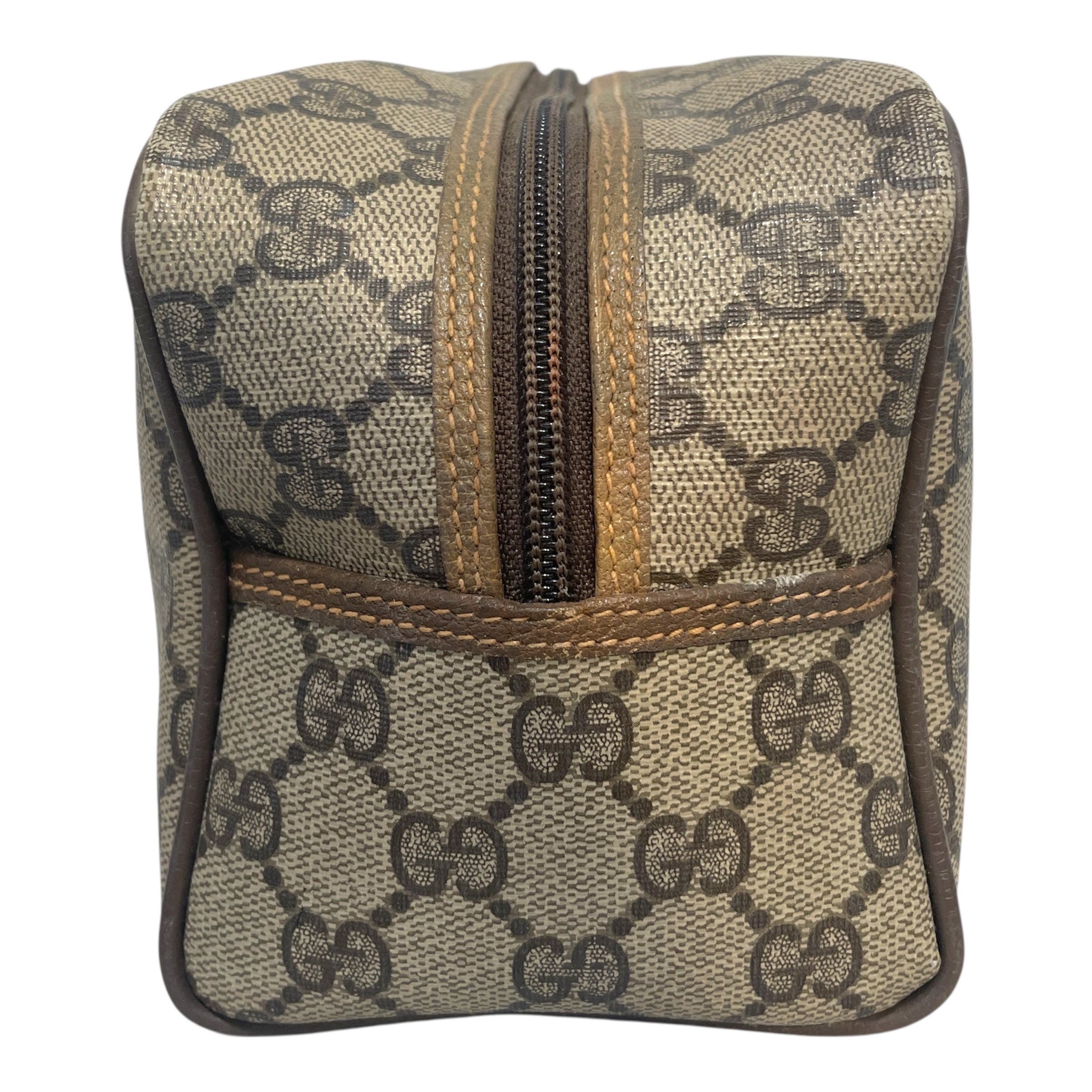 GUCCI/Clutch Bag/Monogram/Leather/BRW/GG Coated Canvas Clutch Bag view 4