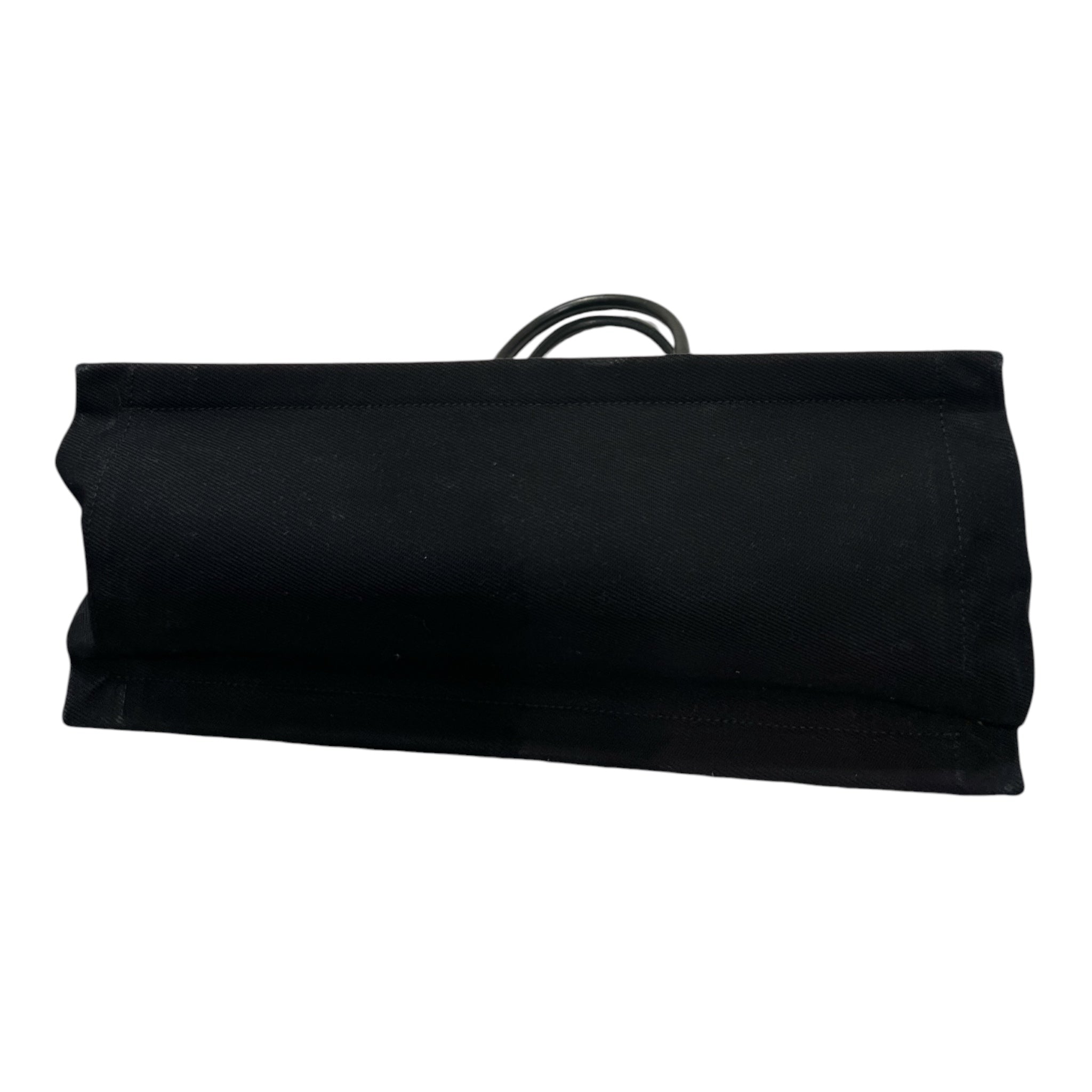 YVES SAINT LAURENT rive gauche/Tote Bag/Cotton/BLK/NORTH/SOUTH CANVAS TOTE view 3