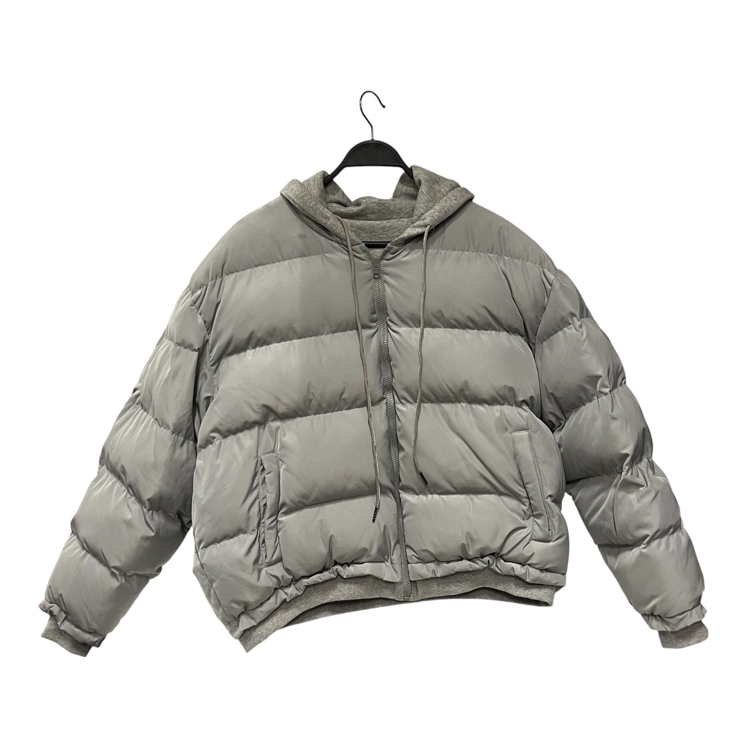 Raspberry Hills/Puffer Jkt/M/Polyester/SLV/Reversible Puffer Hoodie view 1