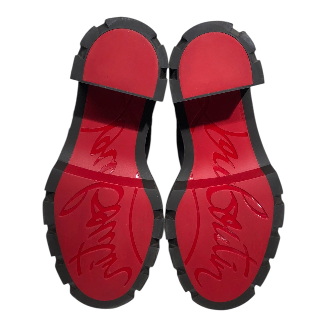 Christian Louboutin/Shoes/EU 39/Leather/BRW/cortinetta college heel boots view 4