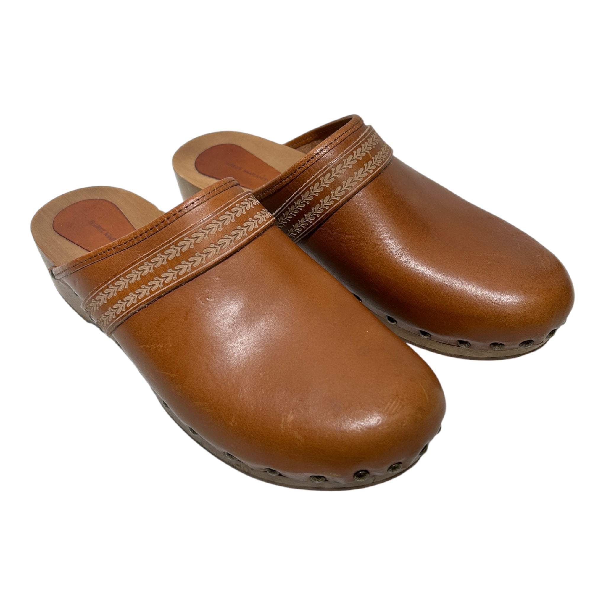 ISABEL MARANT/Flat Shoes/EU 38/ORN/studded sole clog view 1