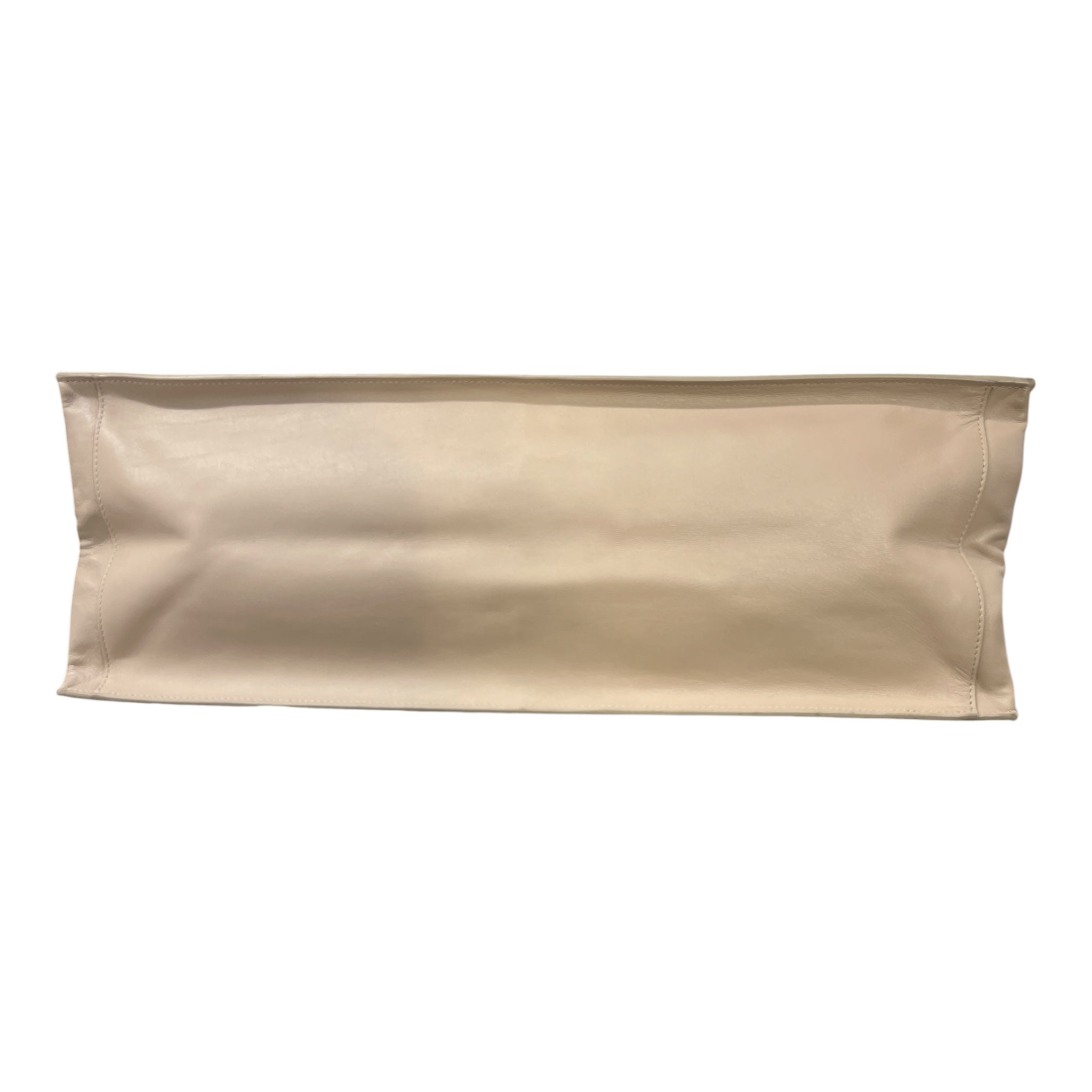 YVES SAINT LAURENT/Tote Bag/Leather/BEG/DEBOSSSED LOGO CALFSKIN view 3
