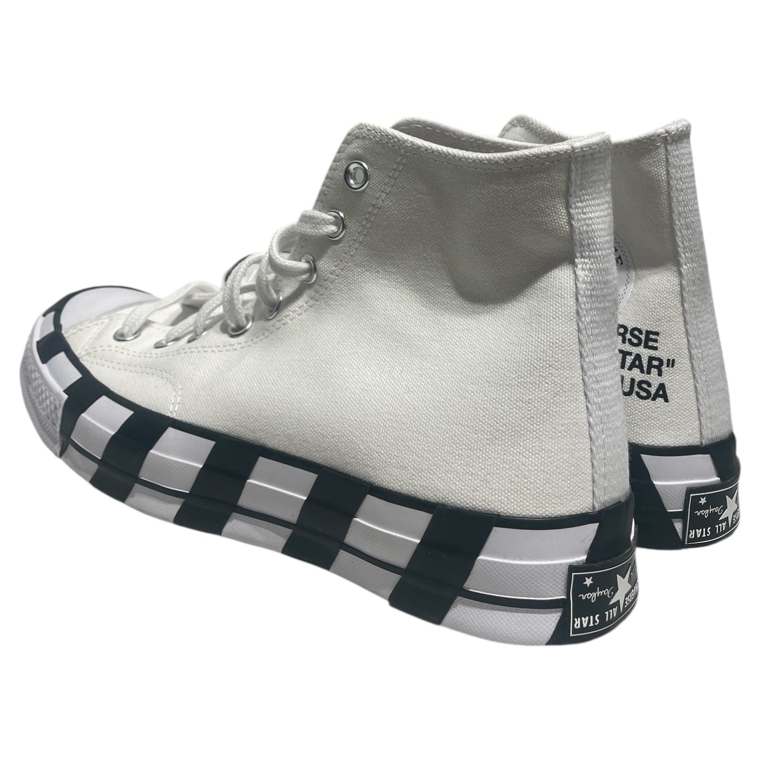 OFF-WHITE/CONVERSE/Hi-Sneakers/US 8.5/WHT/ view 2
