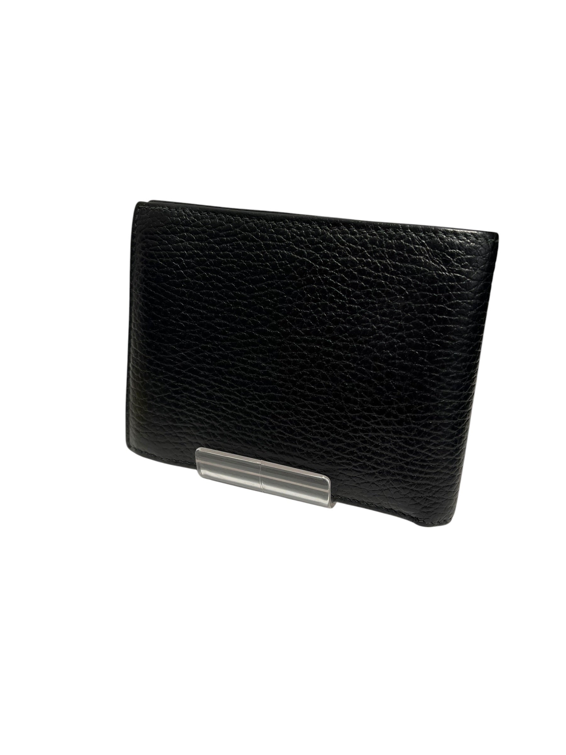 GUCCI/Bifold Wallet/Leather/BLK/ view 2