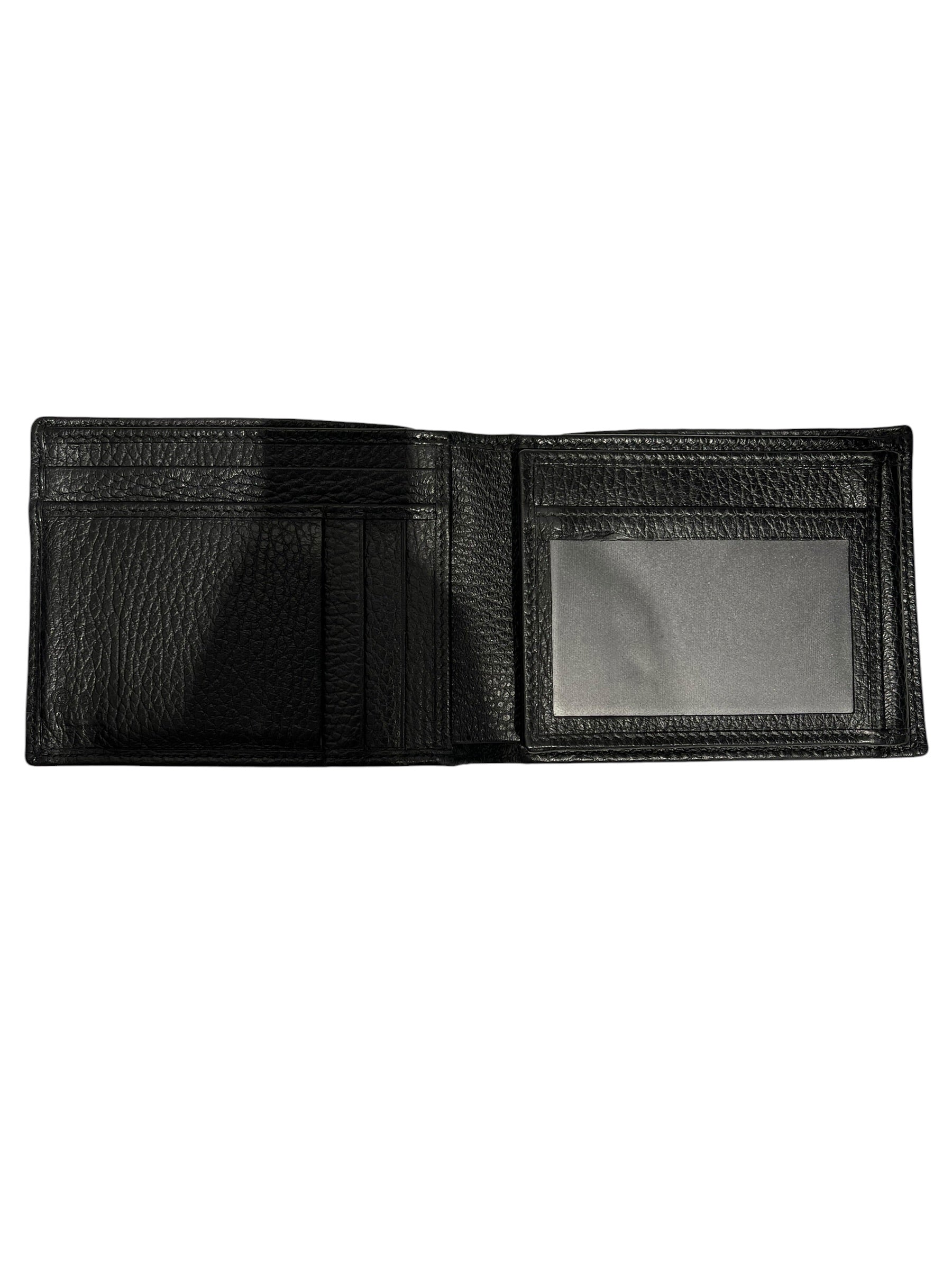 GUCCI/Bifold Wallet/Leather/BLK/ view 3
