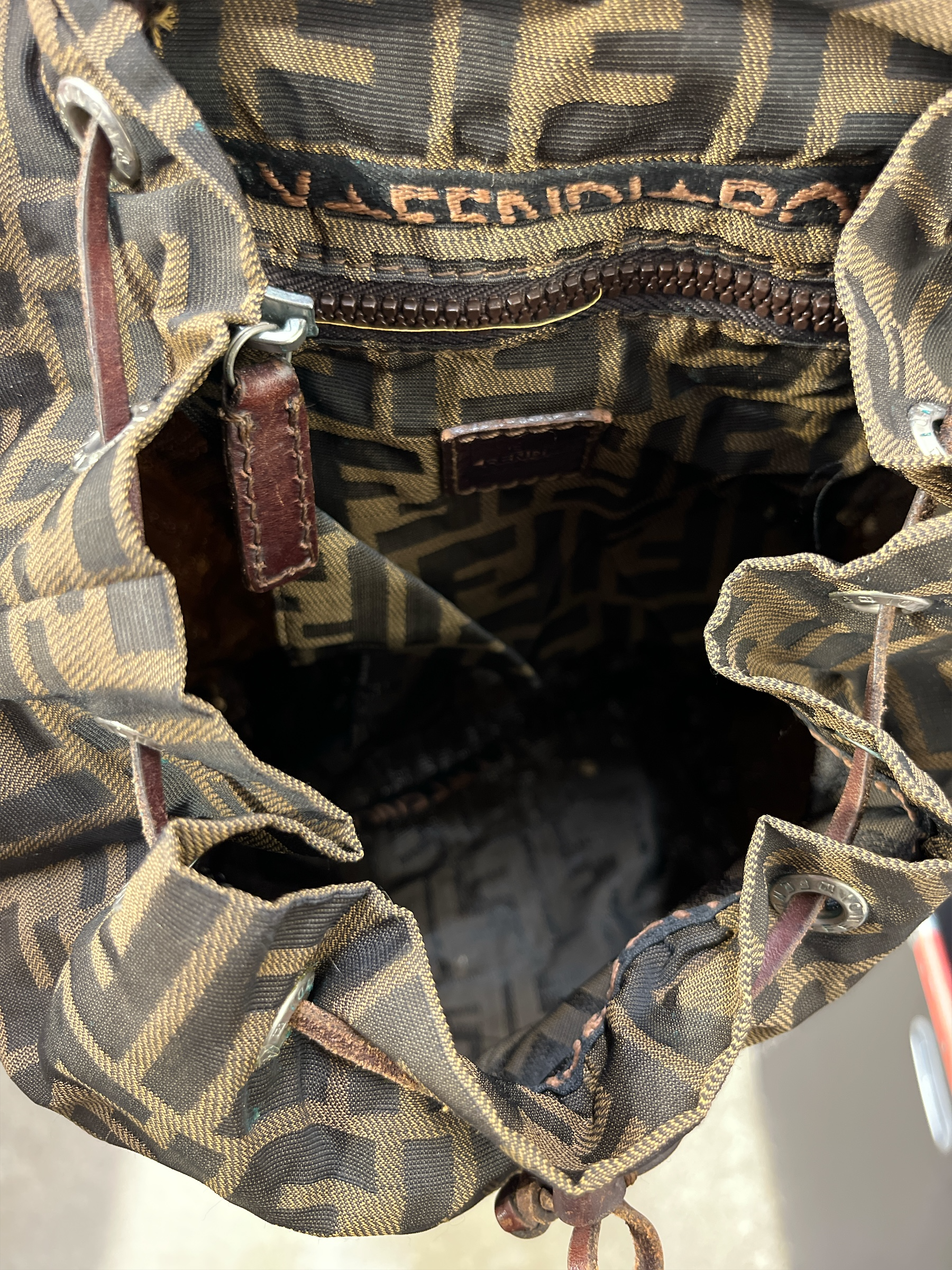 FENDI/Backpack/ZUCCA FF view 3