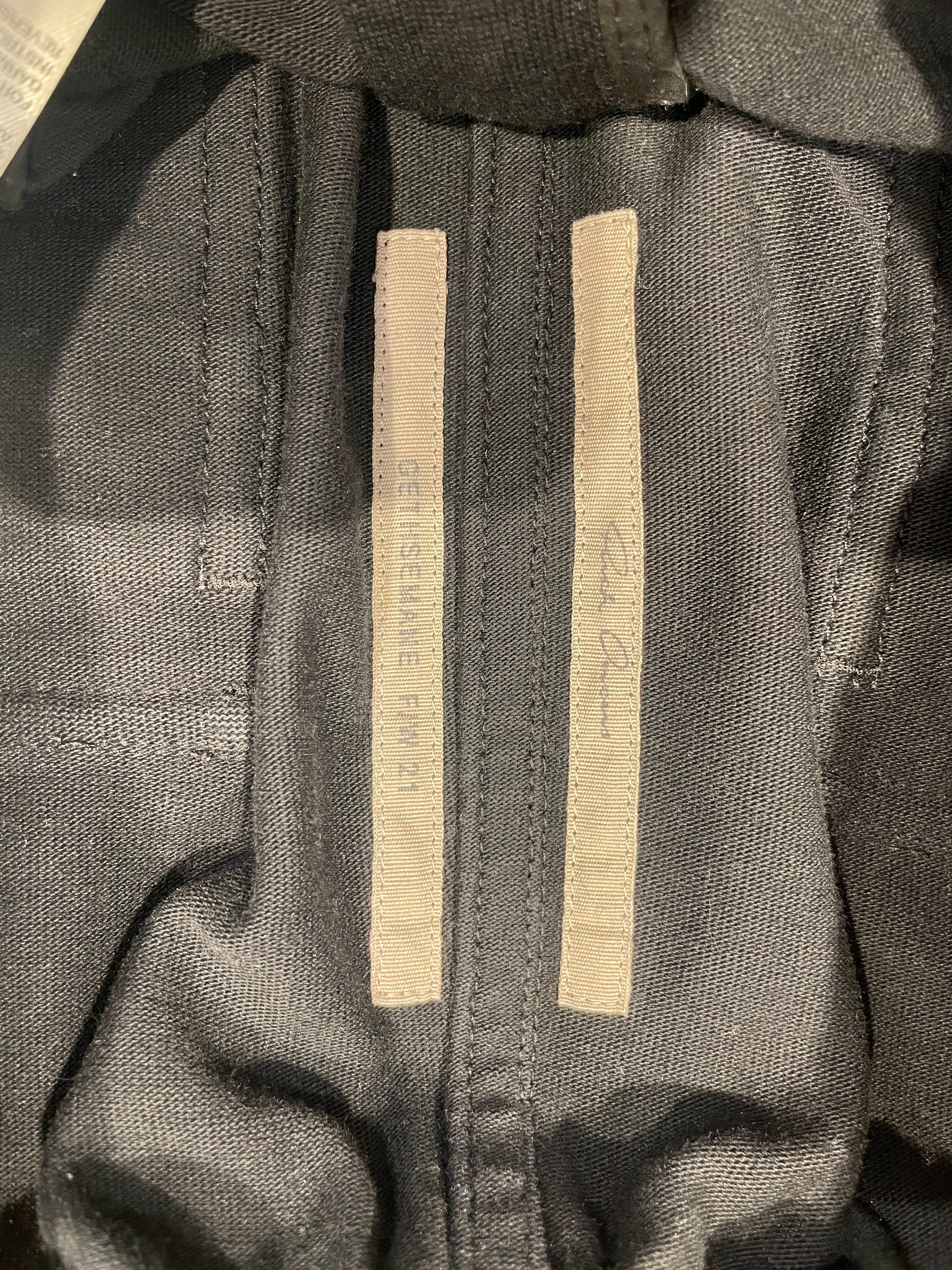 Rick Owens/Straight Pants/36/Cotton/BLK/cargo zip pckts, view 4