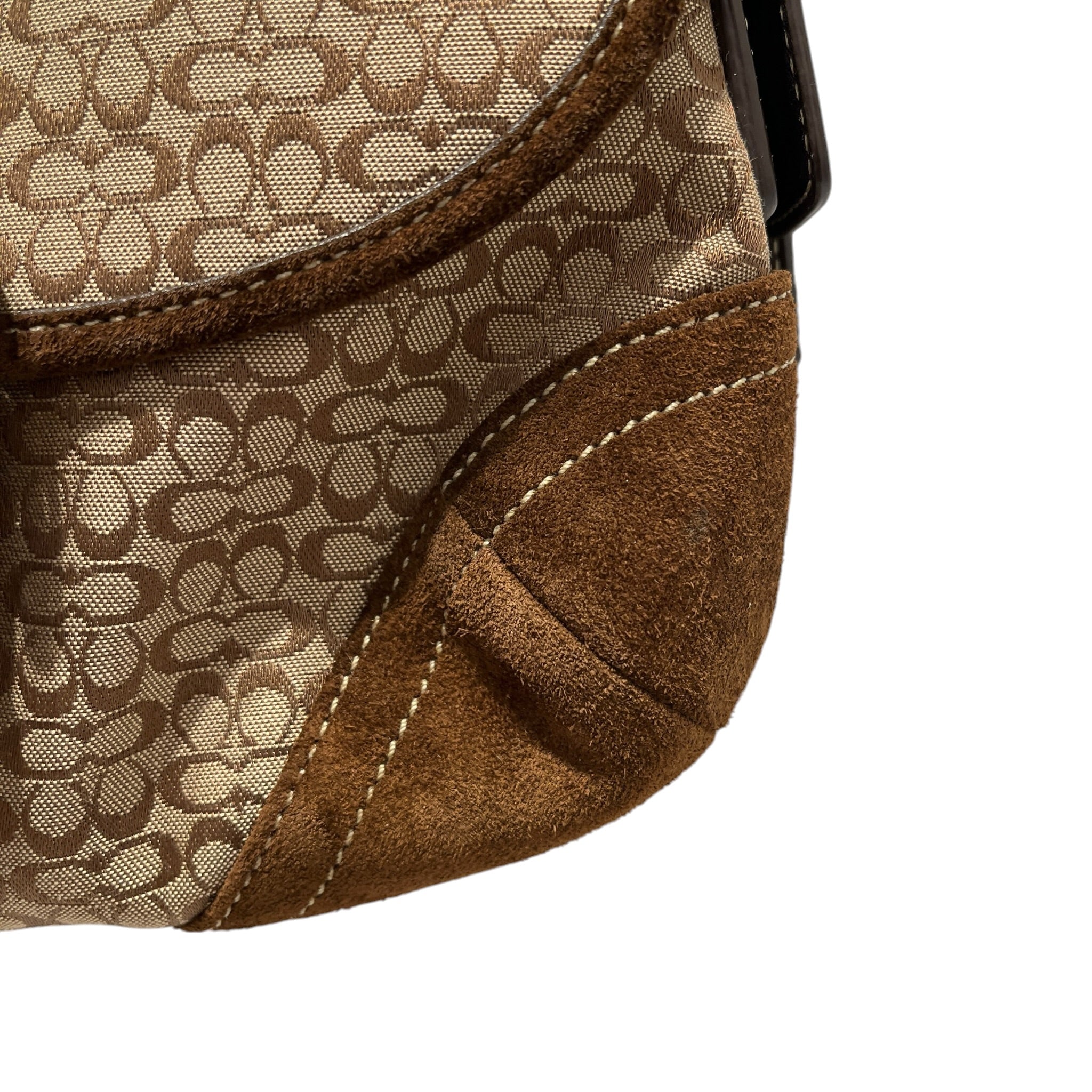 COACH/Hand Bag/Monogram/Leather/BRW/SIGNATURE SOHO FLAP/SILVER view 6