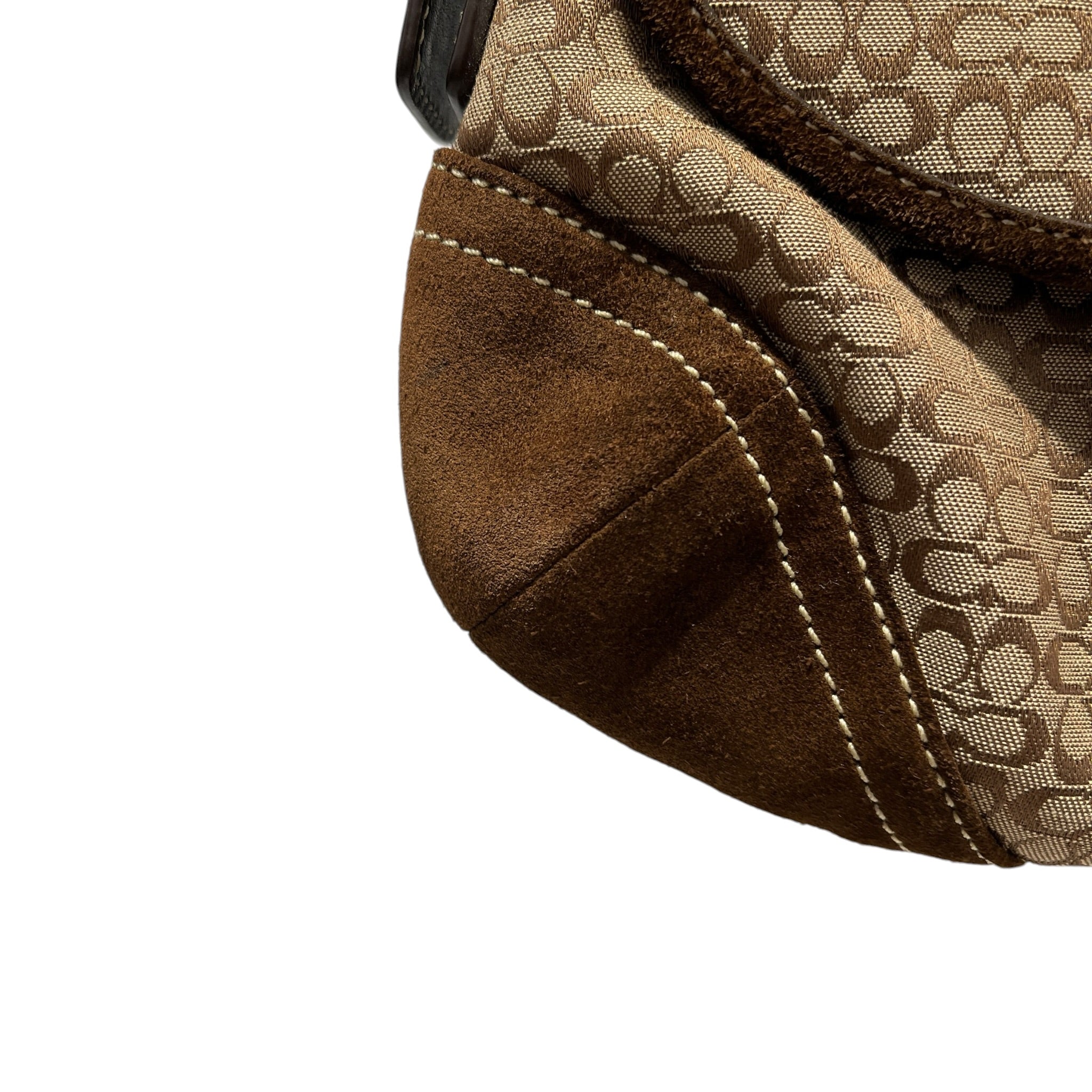 COACH/Hand Bag/Monogram/Leather/BRW/SIGNATURE SOHO FLAP/SILVER view 5